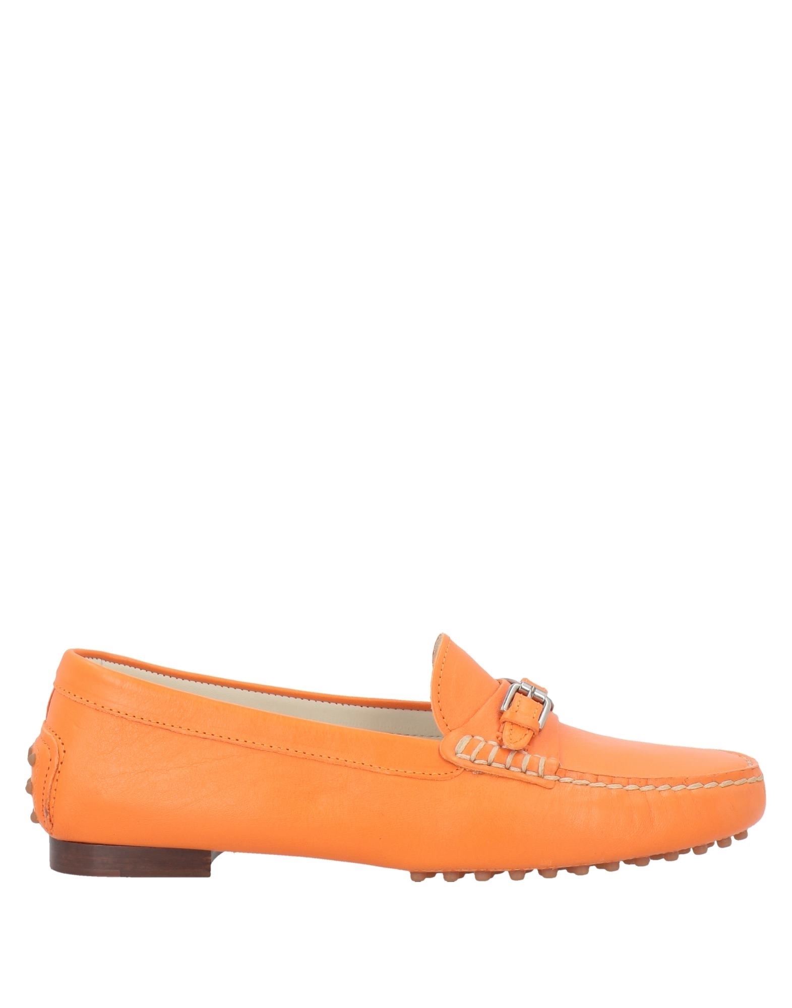 Polo Ralph Lauren Loafers In Orange