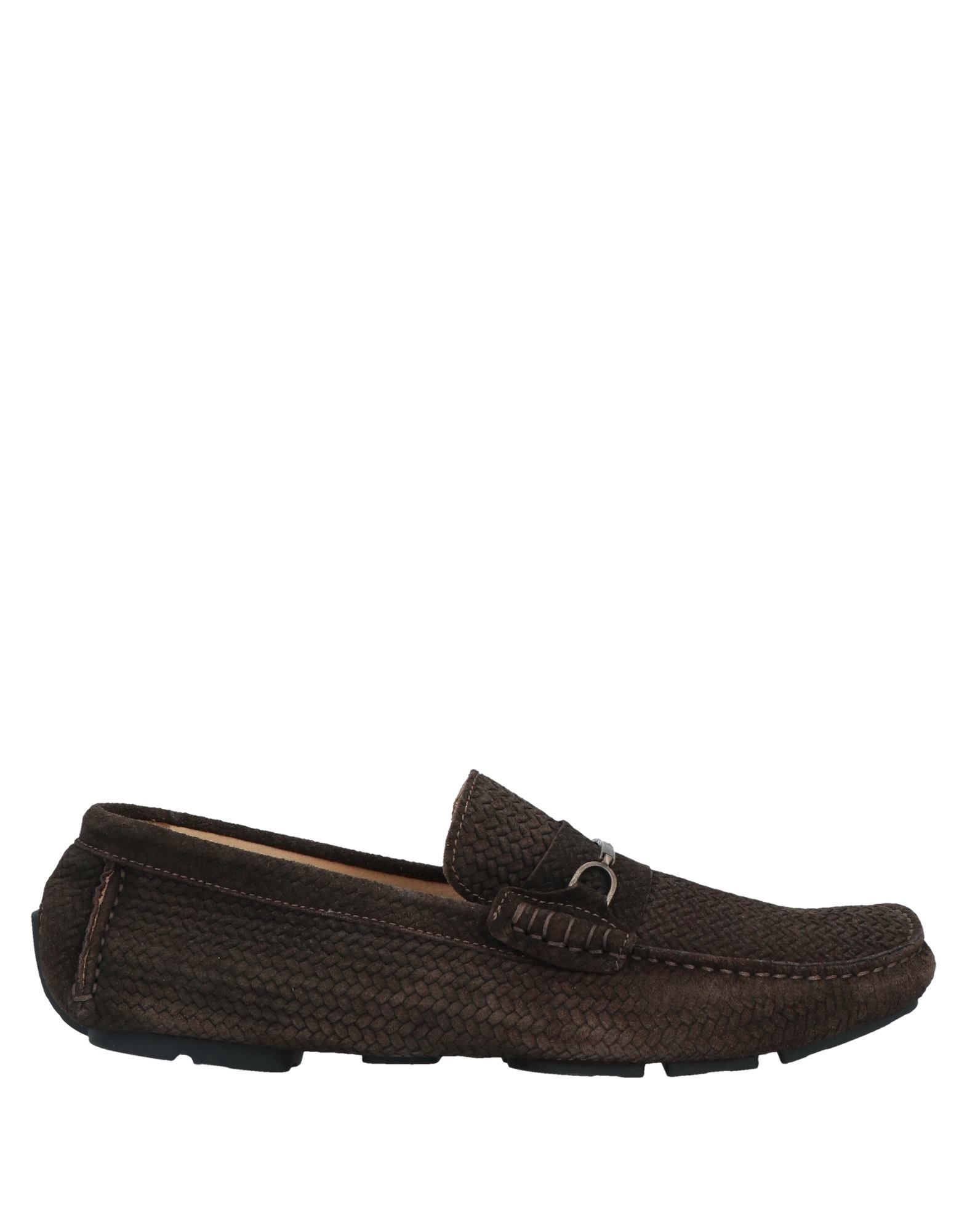 Gold Brothers Loafers In Dark Brown