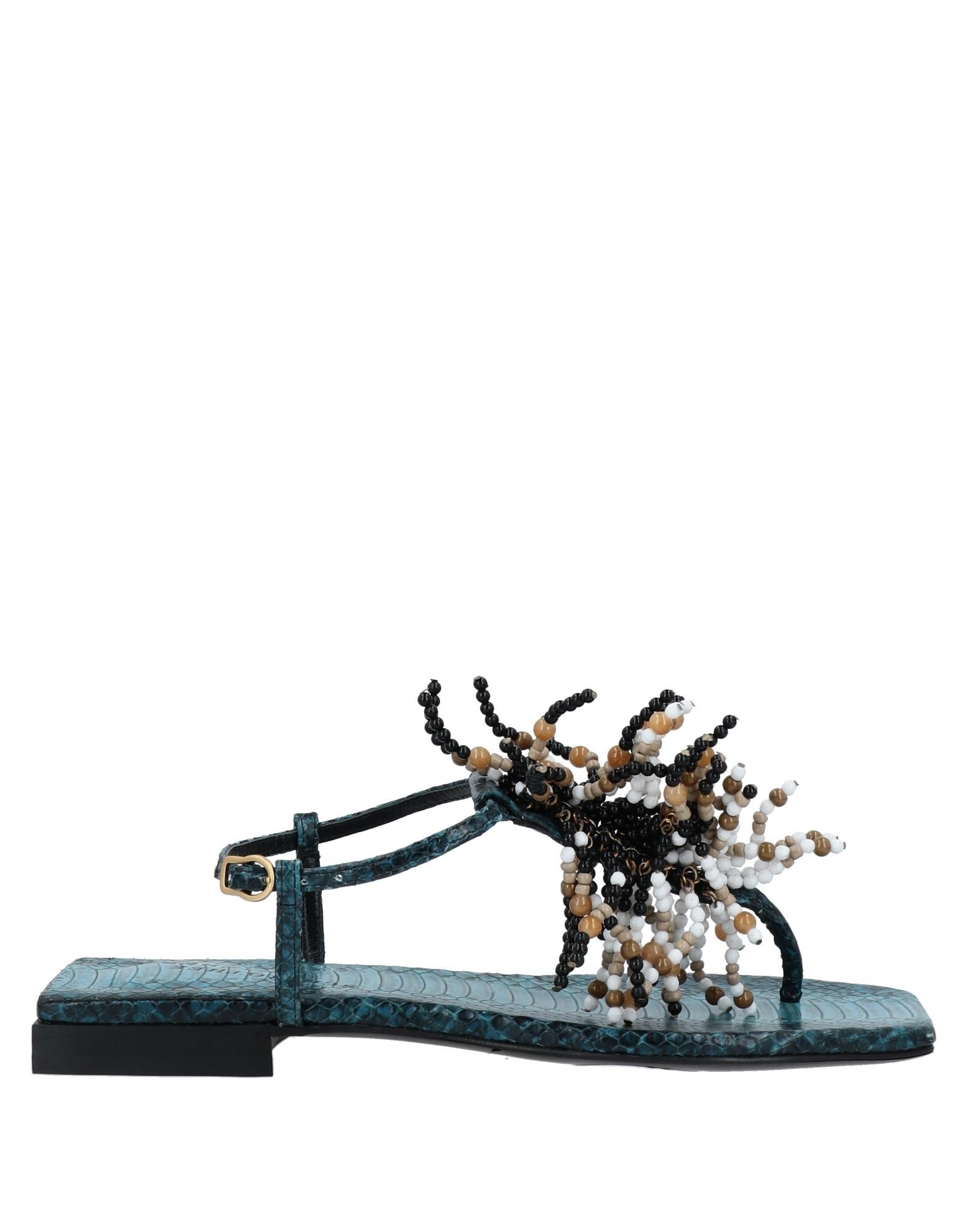 Dorothee Schumacher Toe Strap Sandals In Pastel Blue