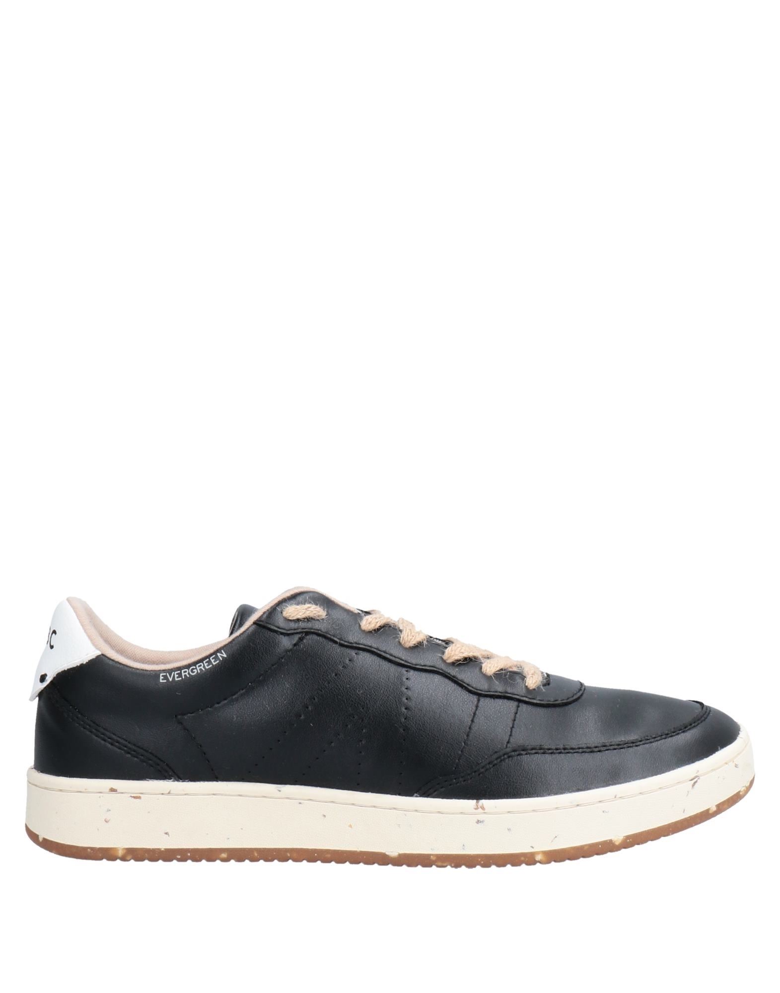 Shop Acbc Man Sneakers Black Size 8 Soft Leather