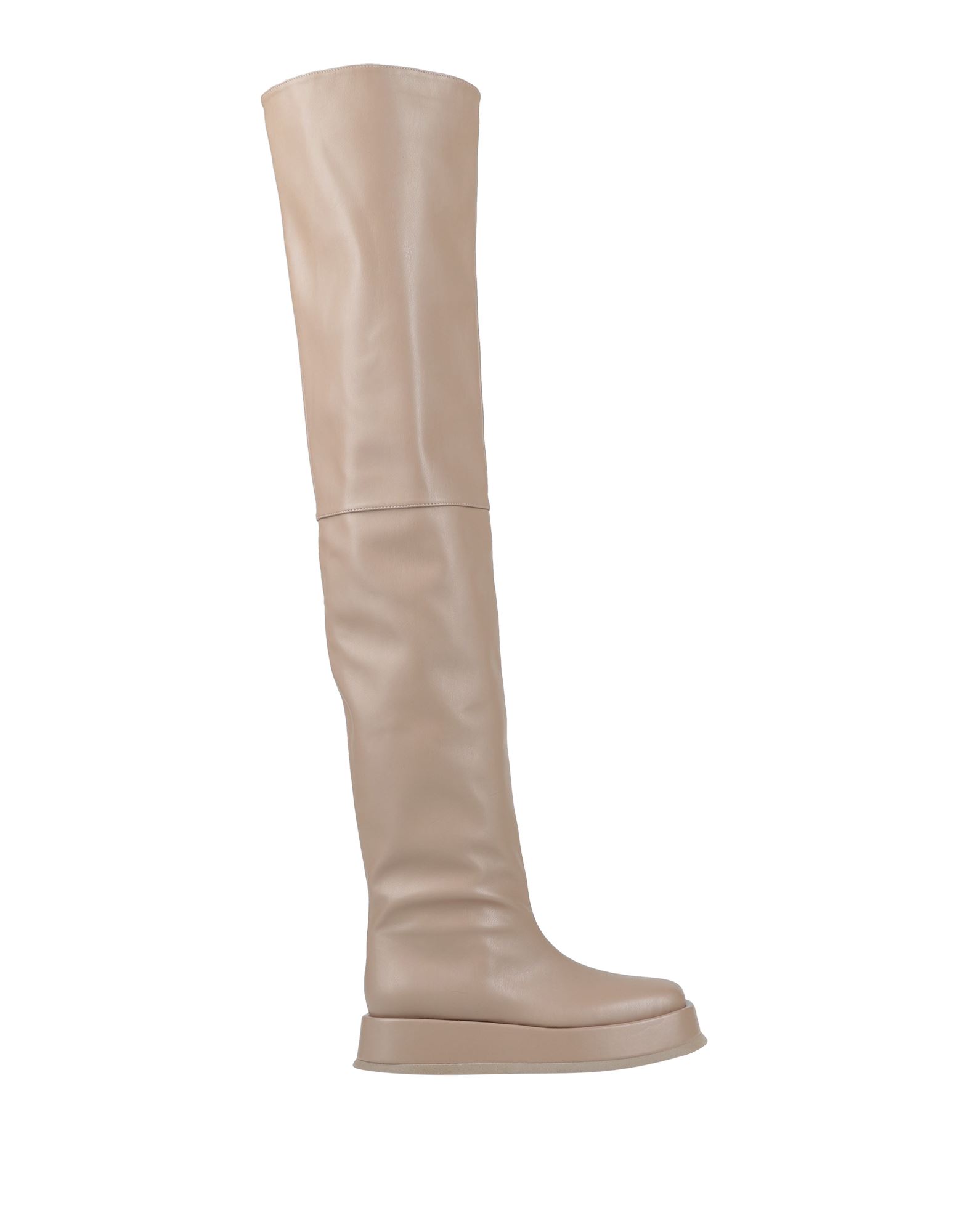 Shop Gia Rhw Gia / Rhw Woman Boot Light Brown Size 7 Textile Fibers In Beige