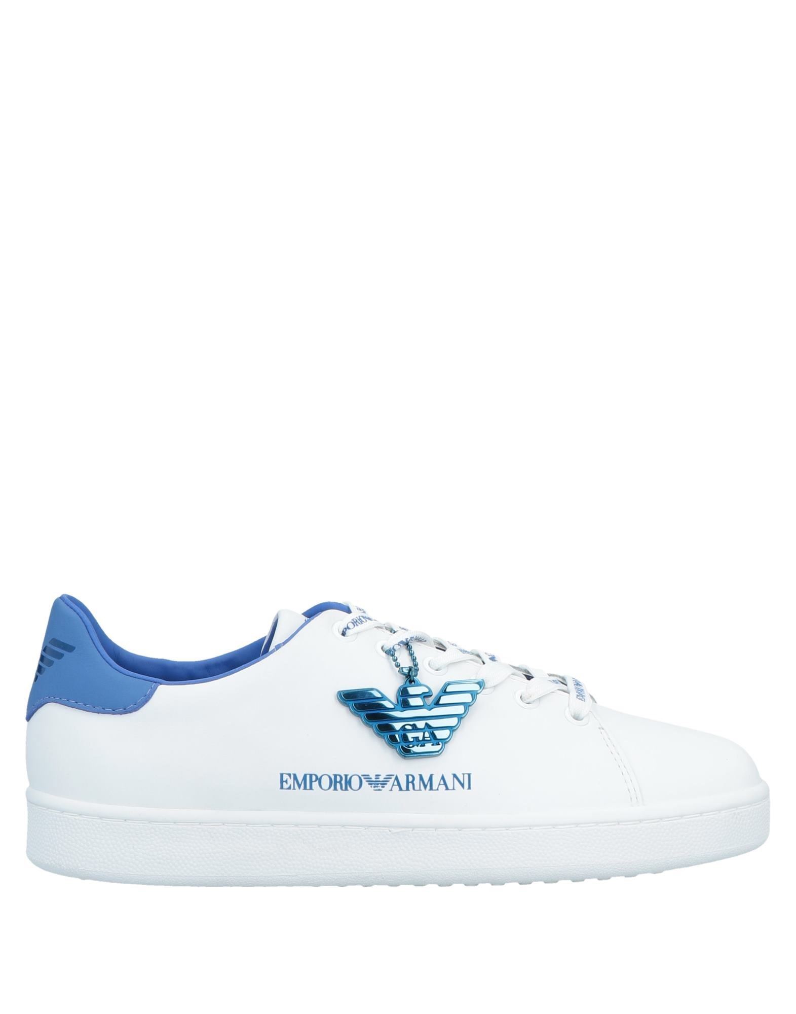 Emporio Armani Sneakers In White Modesens 1295