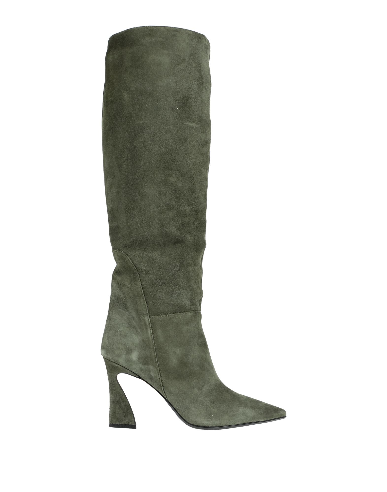 Anna F Knee Boots In Green