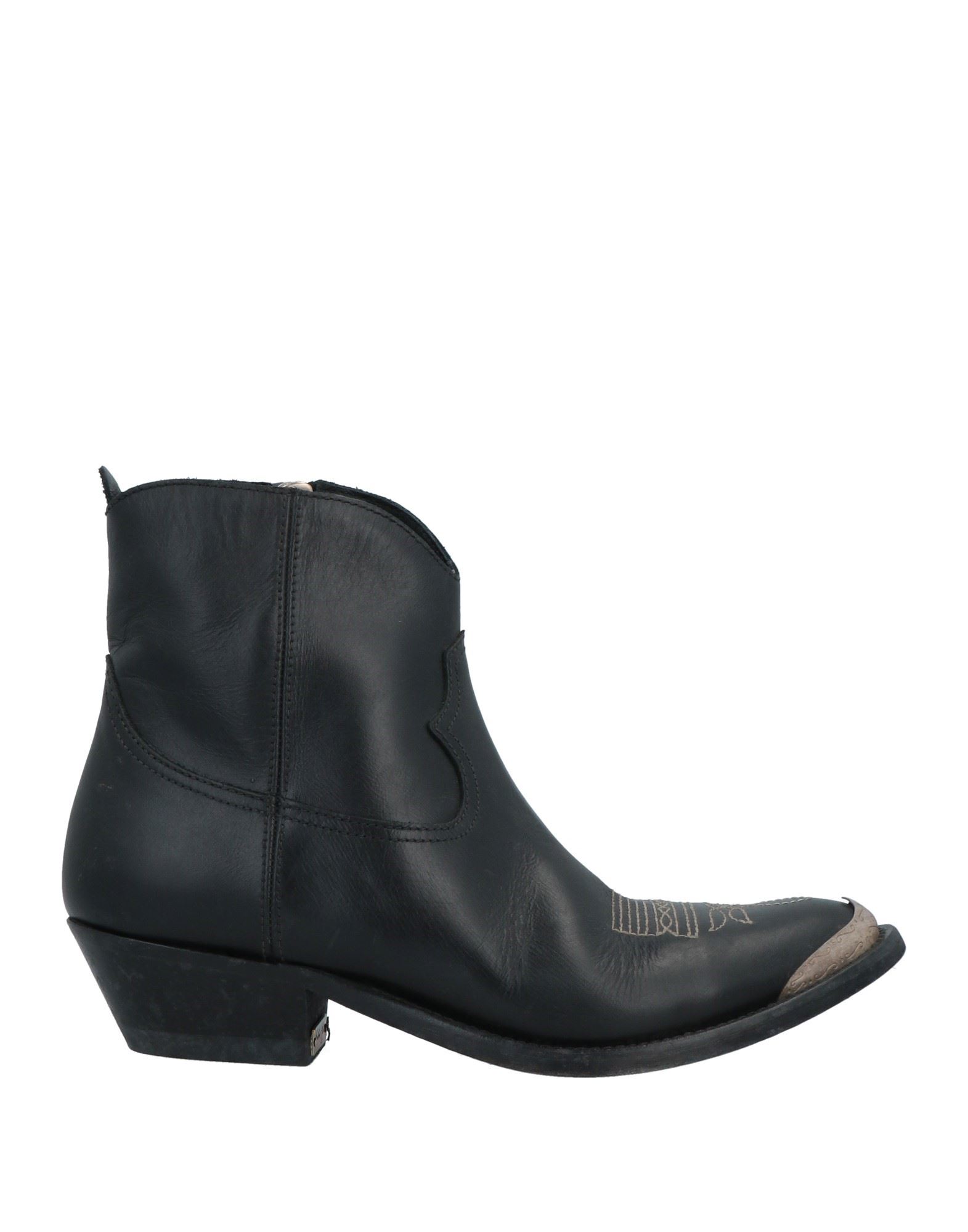 Shop Golden Goose Woman Ankle Boots Black Size 6 Leather
