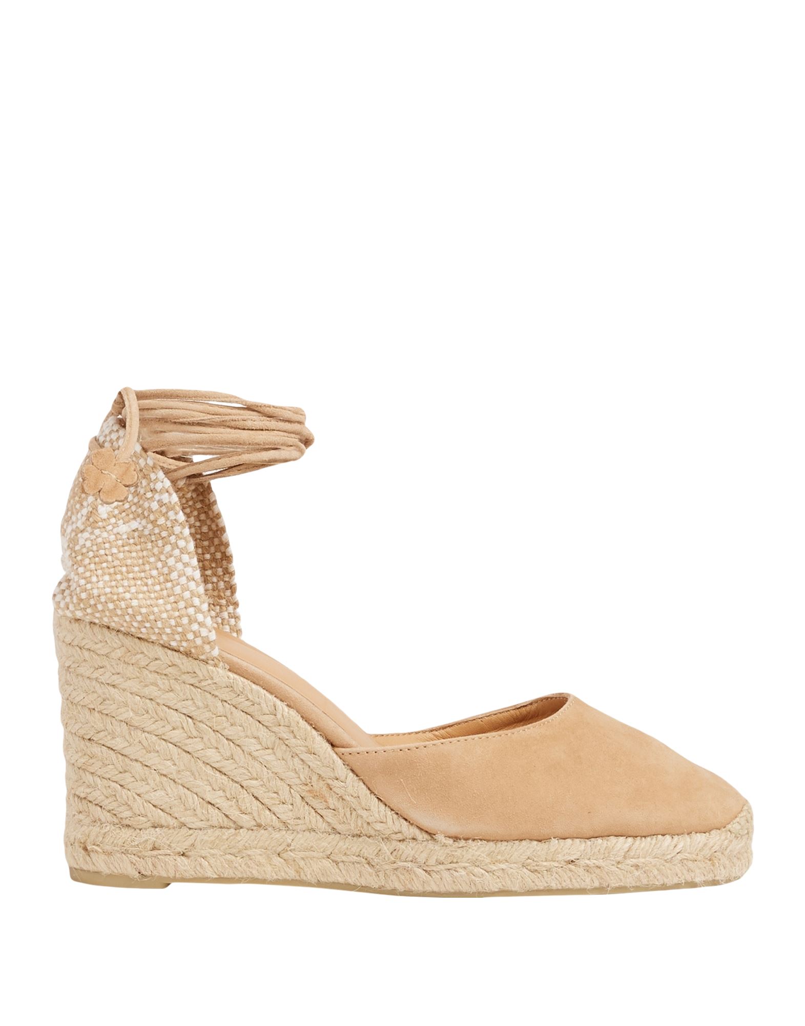 Castaã±er Platform Espadrilles In Sand