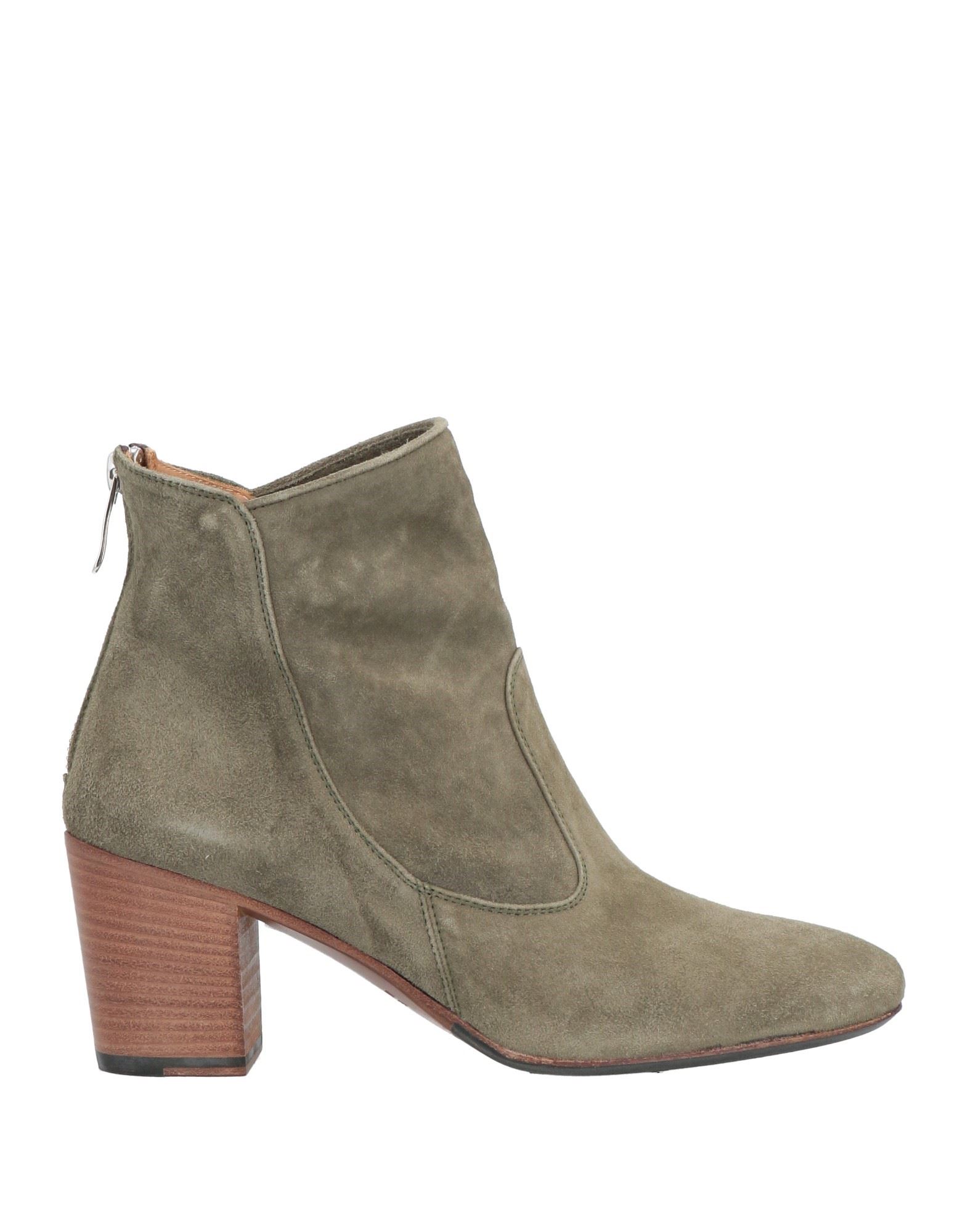 Alberto Fasciani Ankle Boots In Military Green
