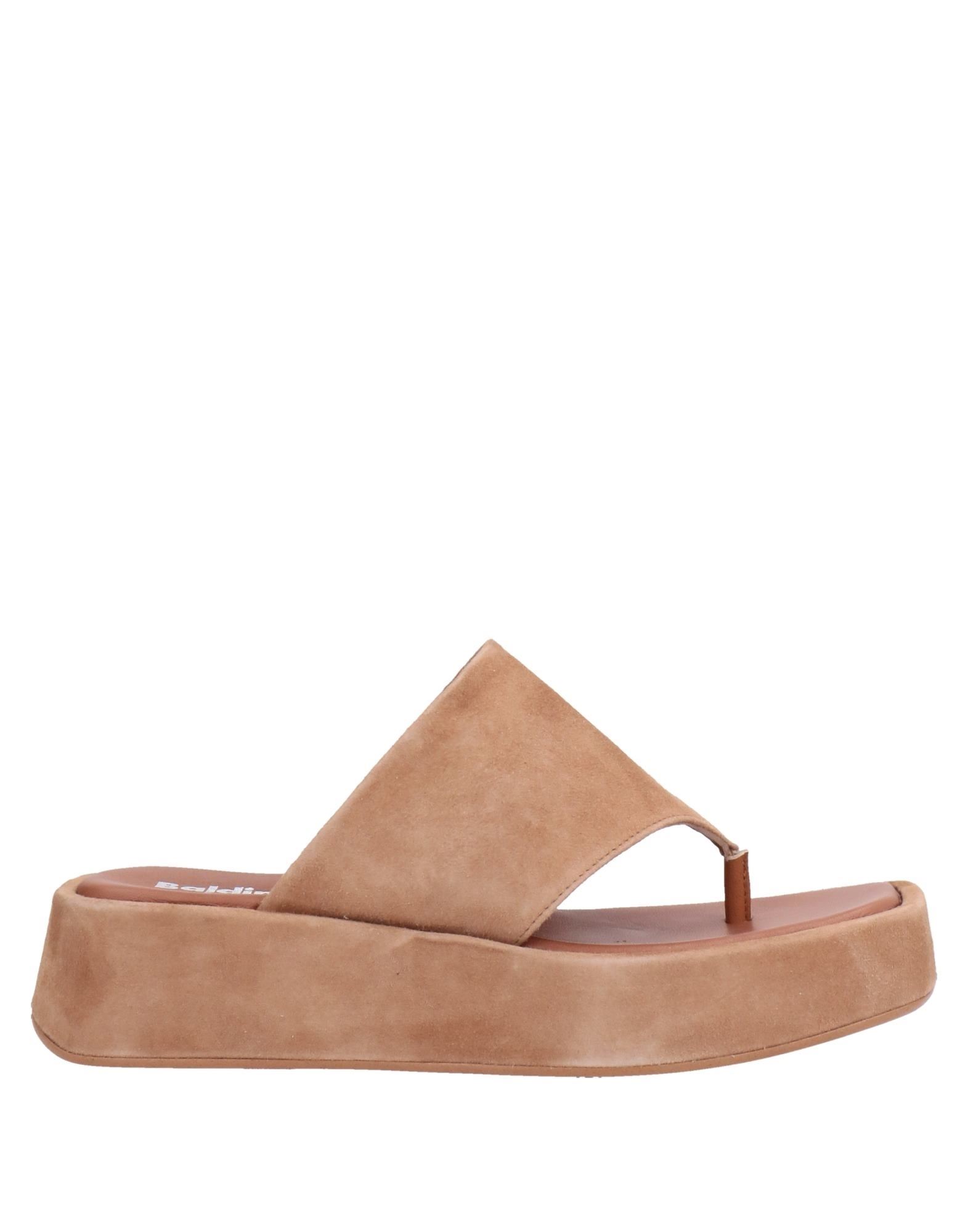 Baldinini Toe Strap Sandals In Brown