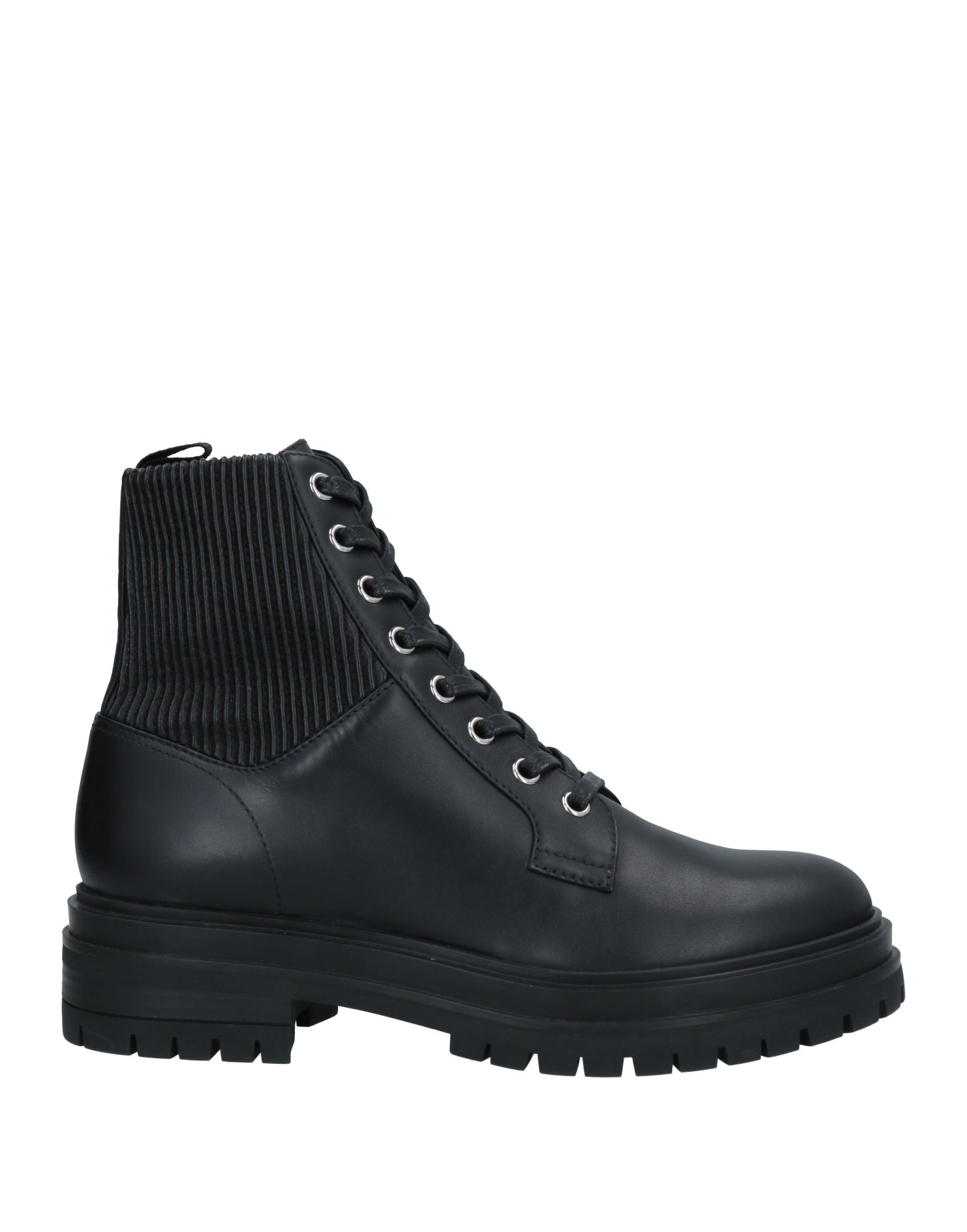 Gianvito Rossi Martis 40 Leather Ankle Boots In Black