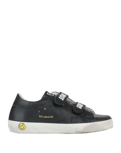 Shop Golden Goose Toddler Sneakers Black Size 9c Soft Leather