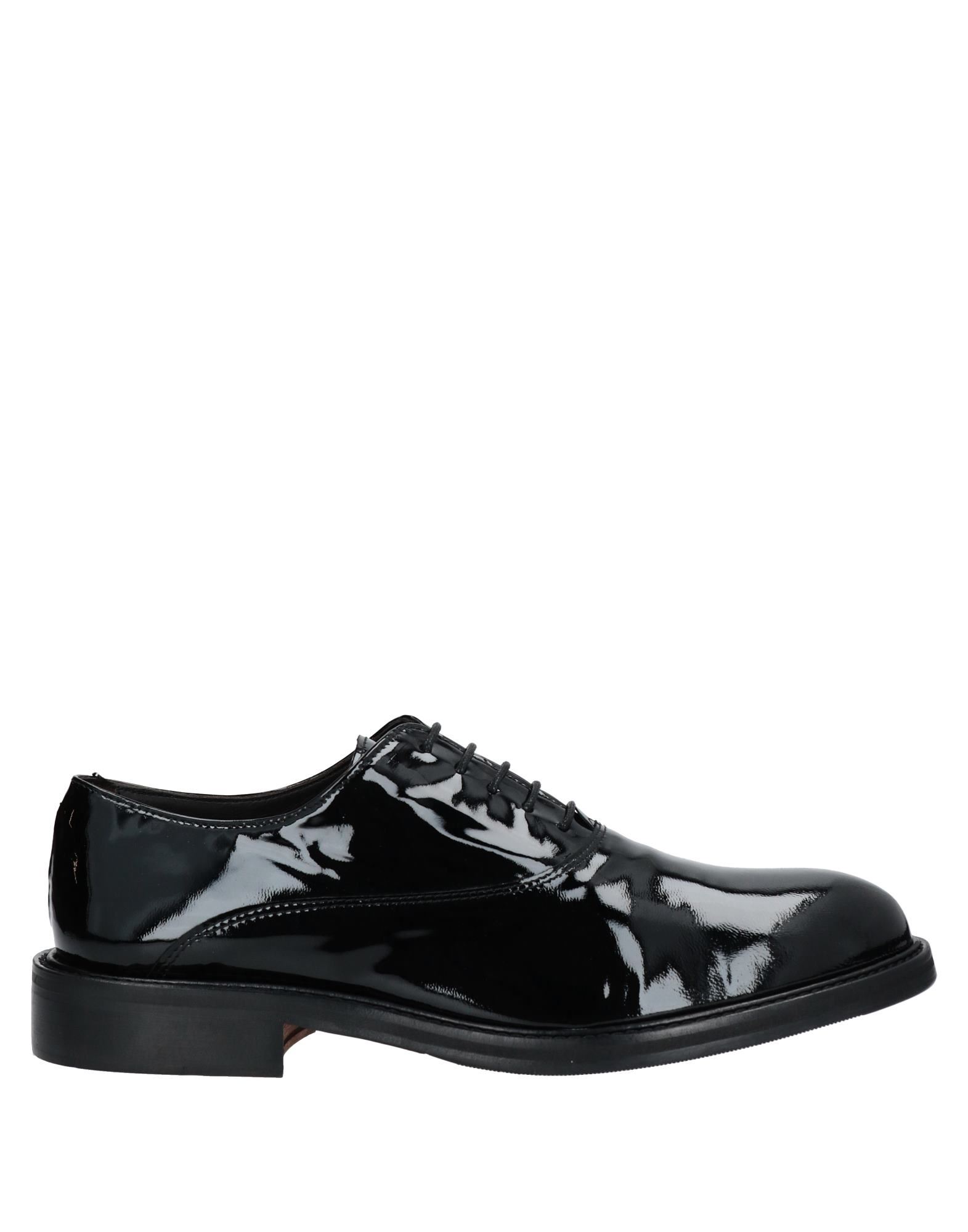 Leo Cristiano Lace-up Shoes In Black