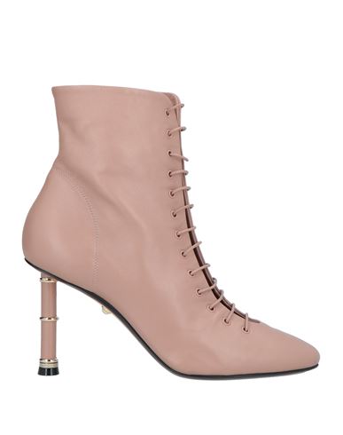 Alevì Milano Aleví Milano Woman Ankle Boots Blush Size 9 Soft Leather In Pink