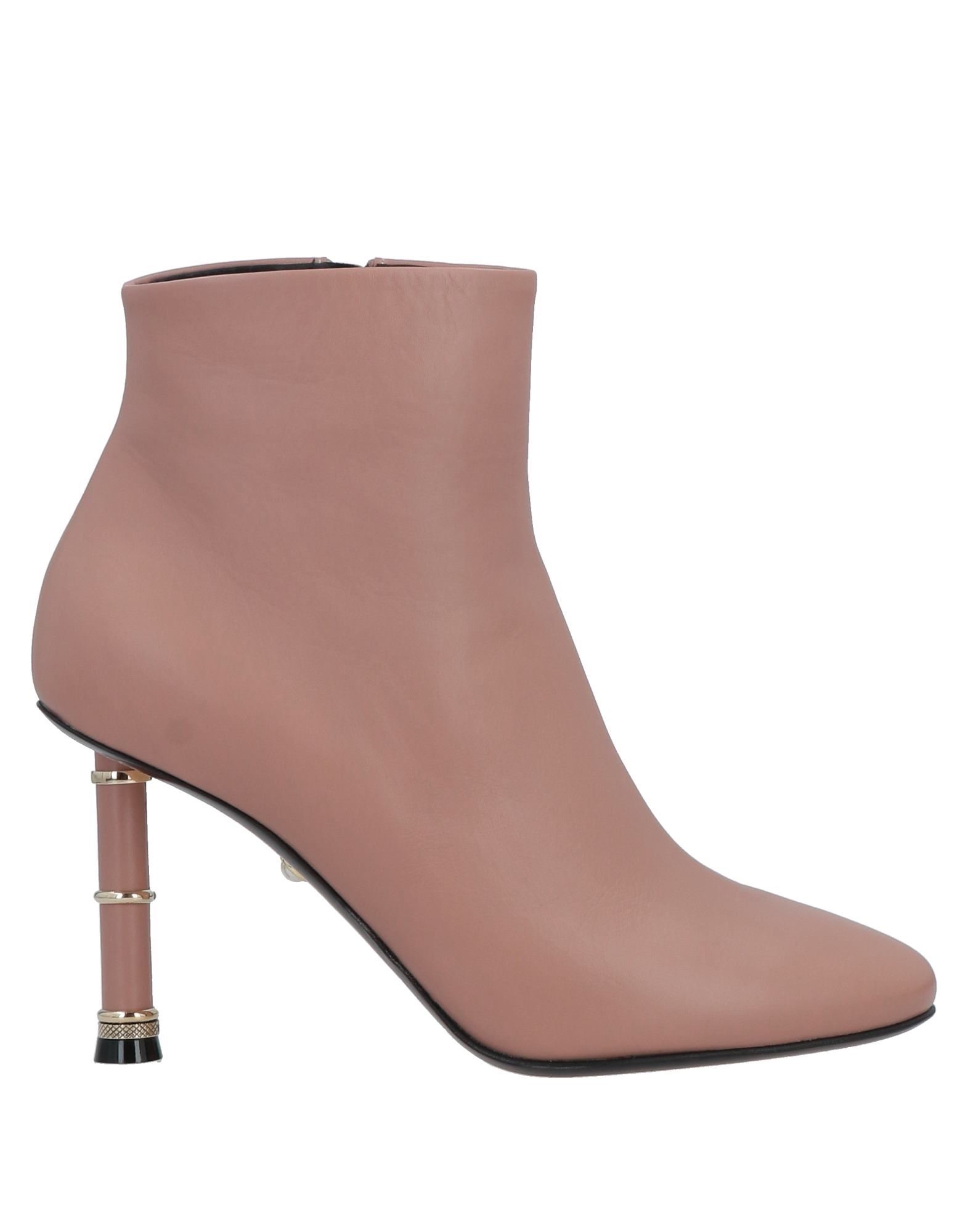 Alevì Milano Ankle Boots In Beige