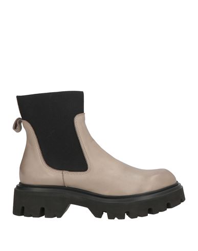 Poesie Veneziane Woman Ankle Boots Grey Size 11 Leather In Multi