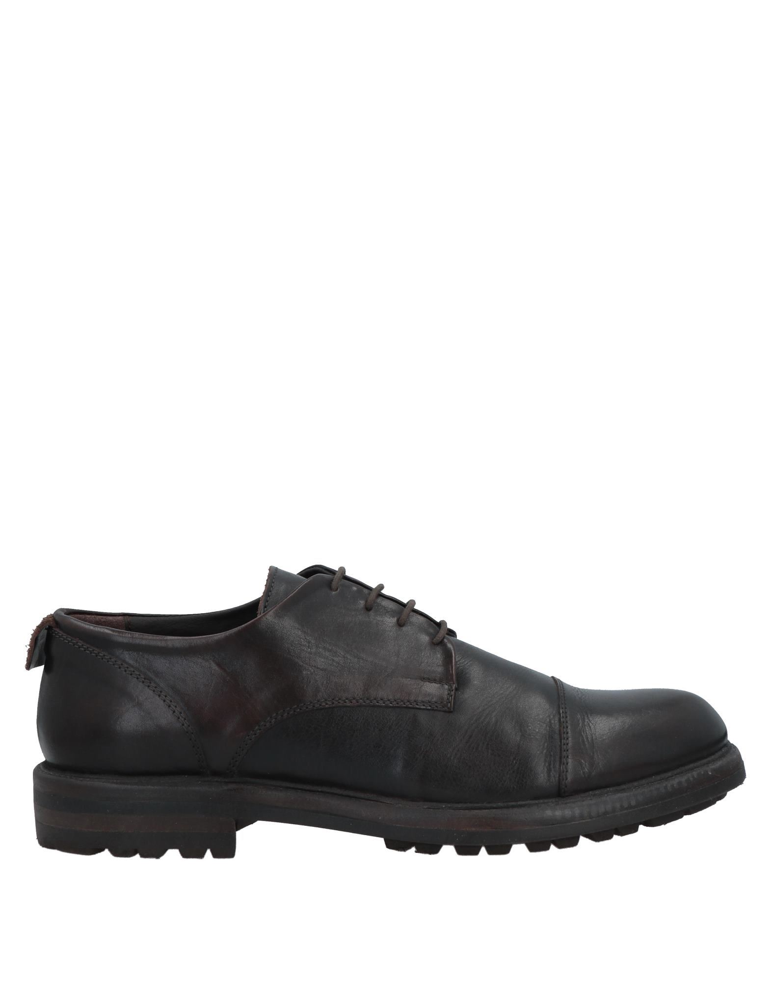 Minoronzoni Lace-up Shoes In Dark Brown