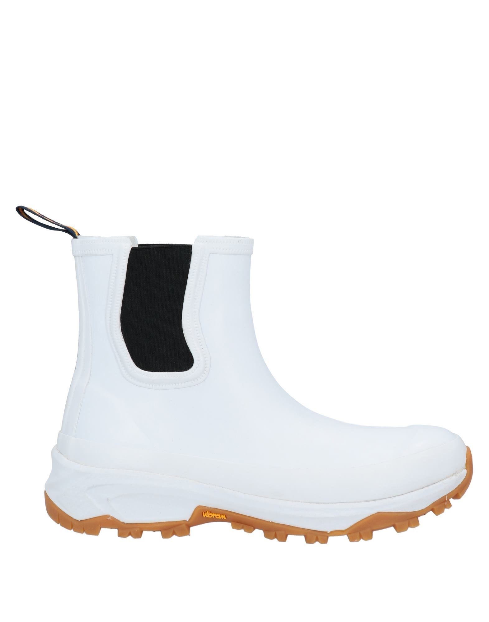 K-way Ankle Boots In White