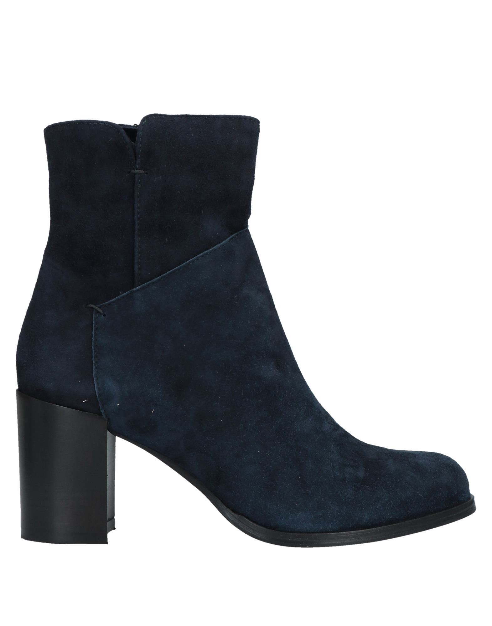 Angelo Bervicato Ankle Boots In Dark Blue