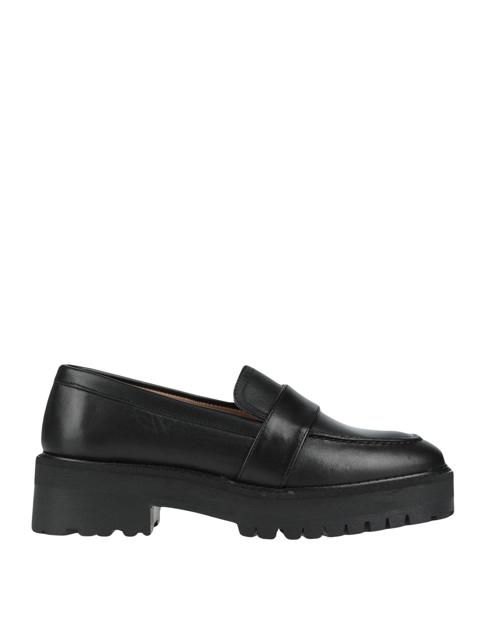 Other Stories &  Leather Chunky Sole Loafer Shoes In Black