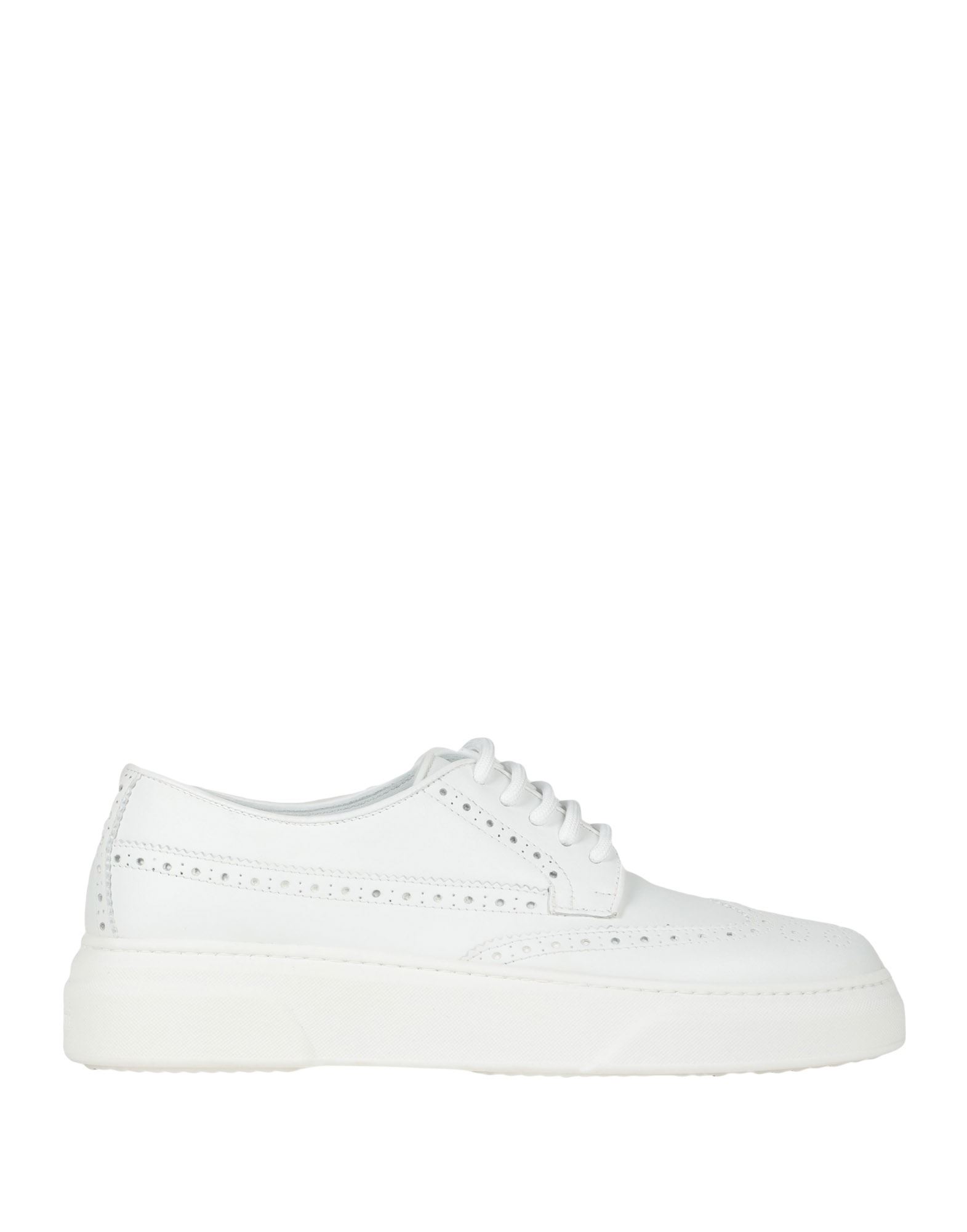 A.testoni Lace-up Shoes In White