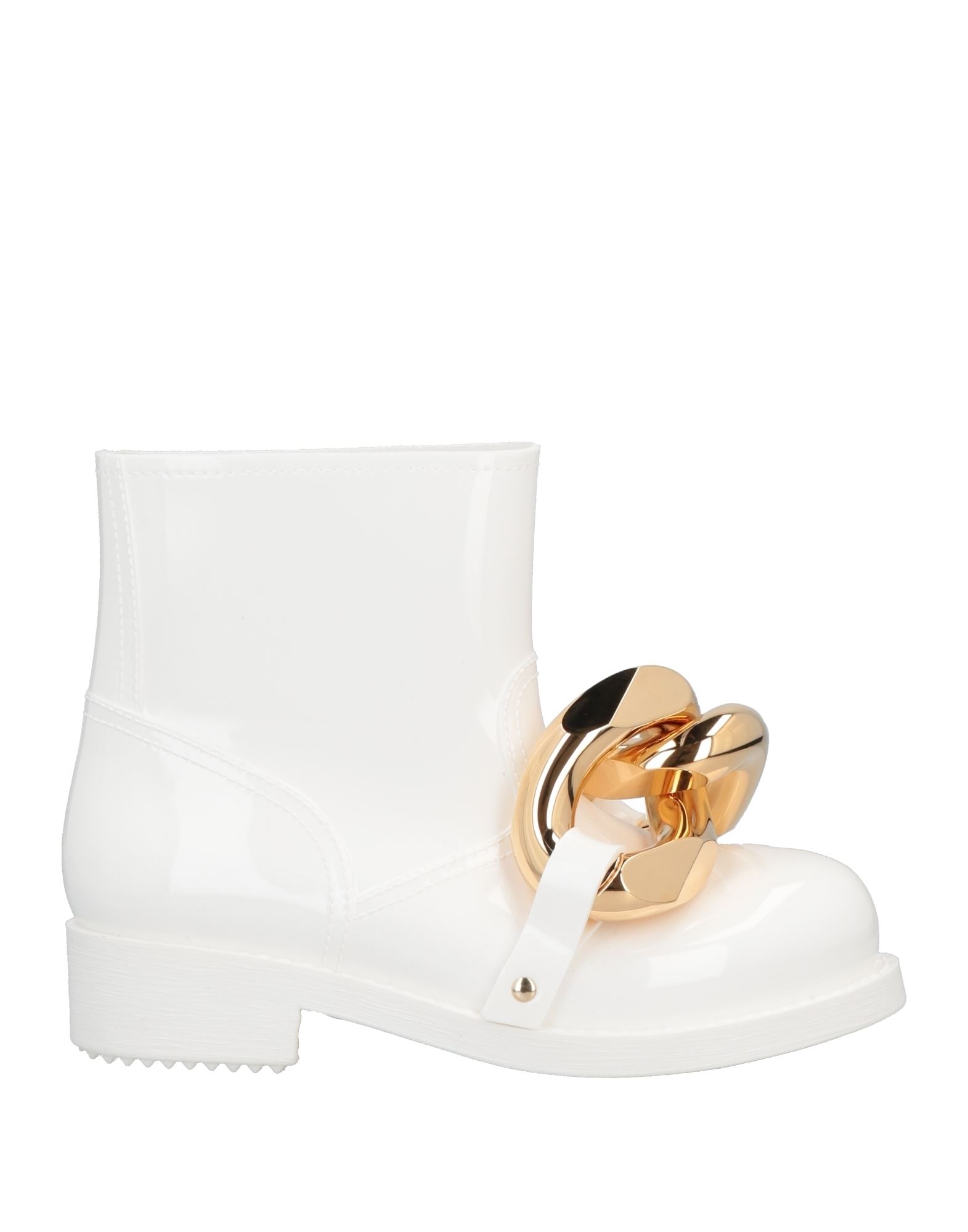 Shop Jw Anderson Woman Ankle Boots White Size 8 Rubber