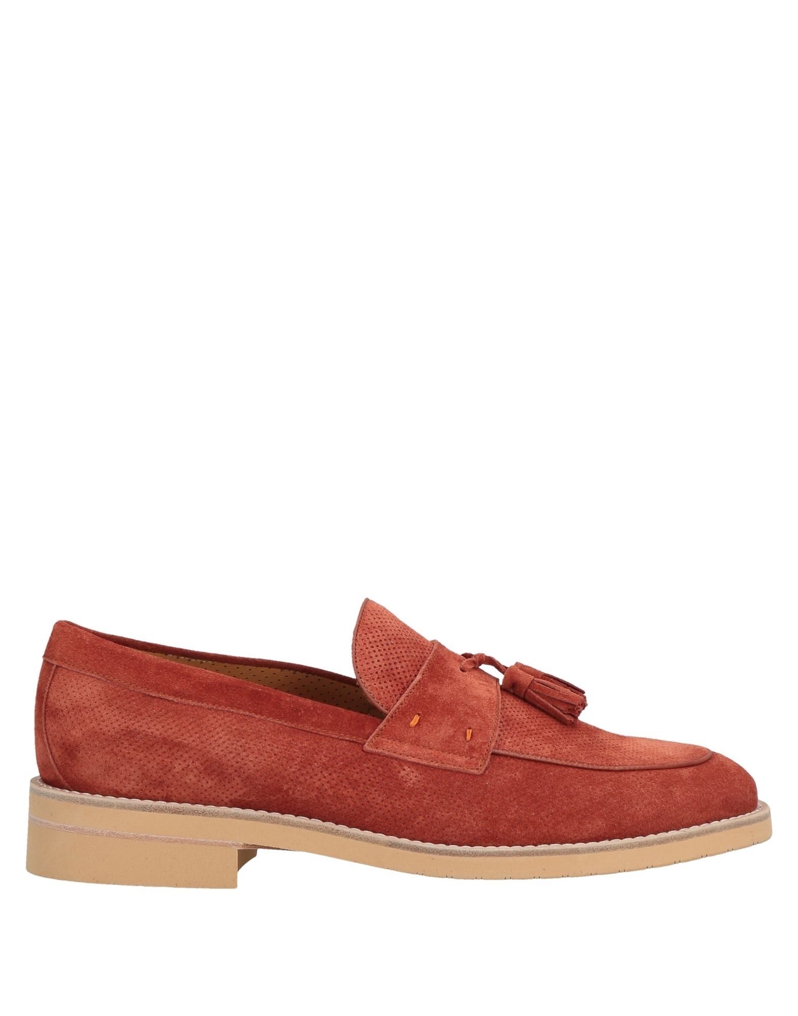 Pertini Loafers In Rust | ModeSens