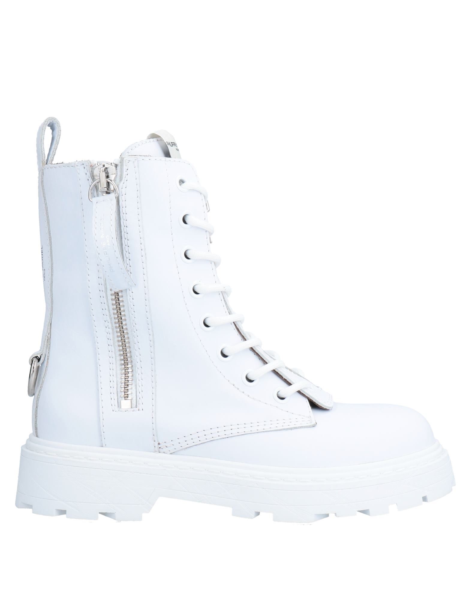 Philippe Model Ankle Boots In White