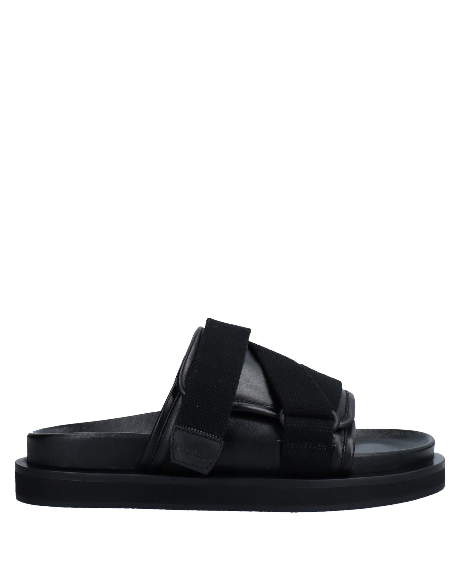 Shop Ambush Man Sandals Black Size 5 Soft Leather
