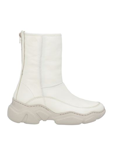 Andìa Fora Woman Ankle Boots Cream Size 9 Soft Leather In White