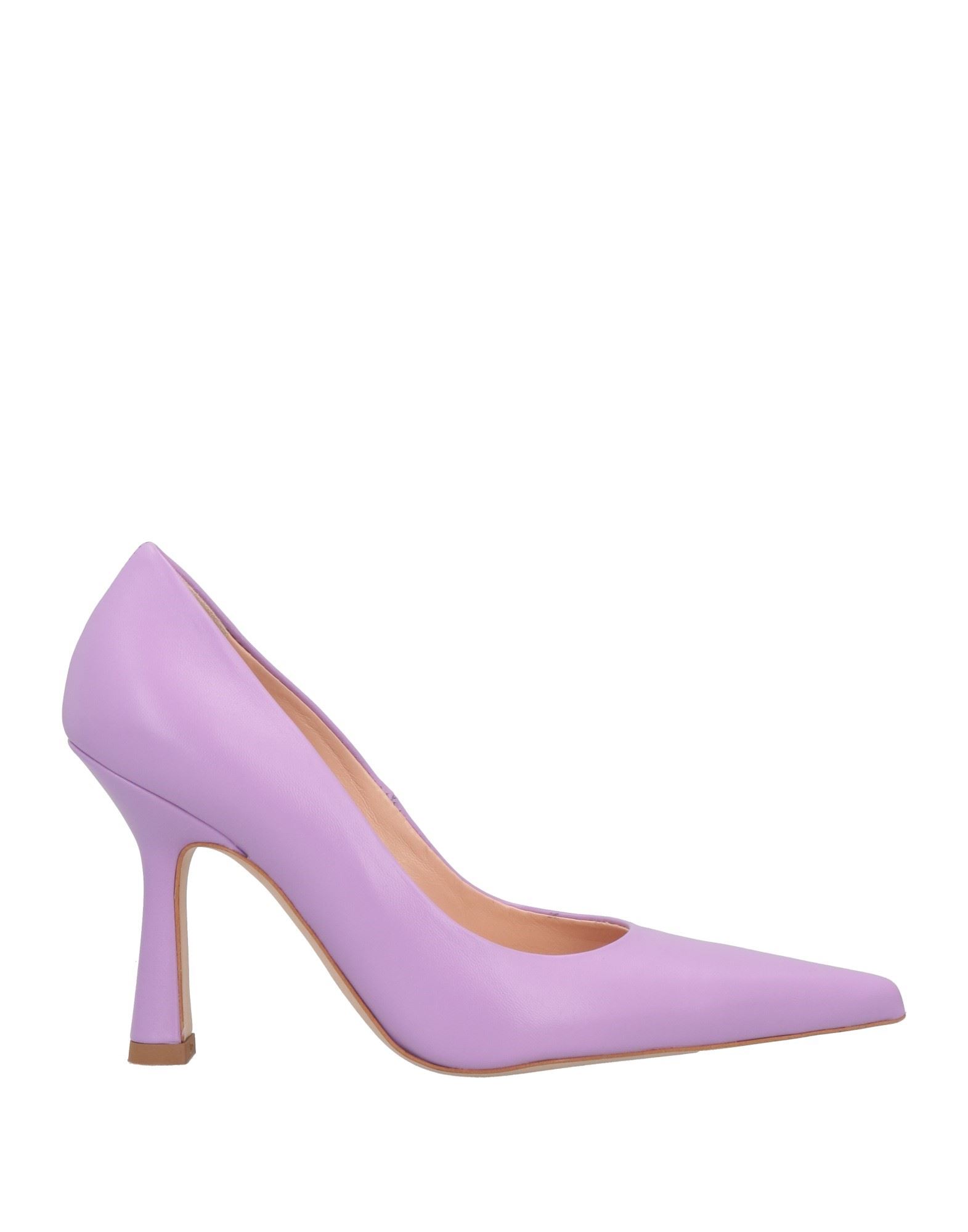 Shop Liu •jo Woman Pumps Purple Size 6 Soft Leather