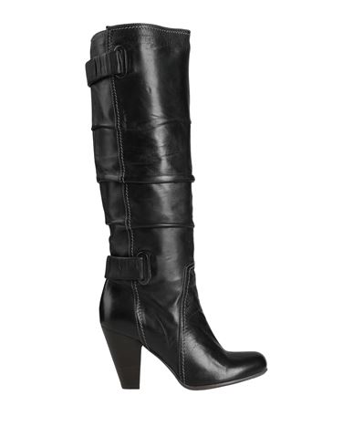 SHOUT SHOUT WOMAN BOOT BLACK SIZE 8 SOFT LEATHER 