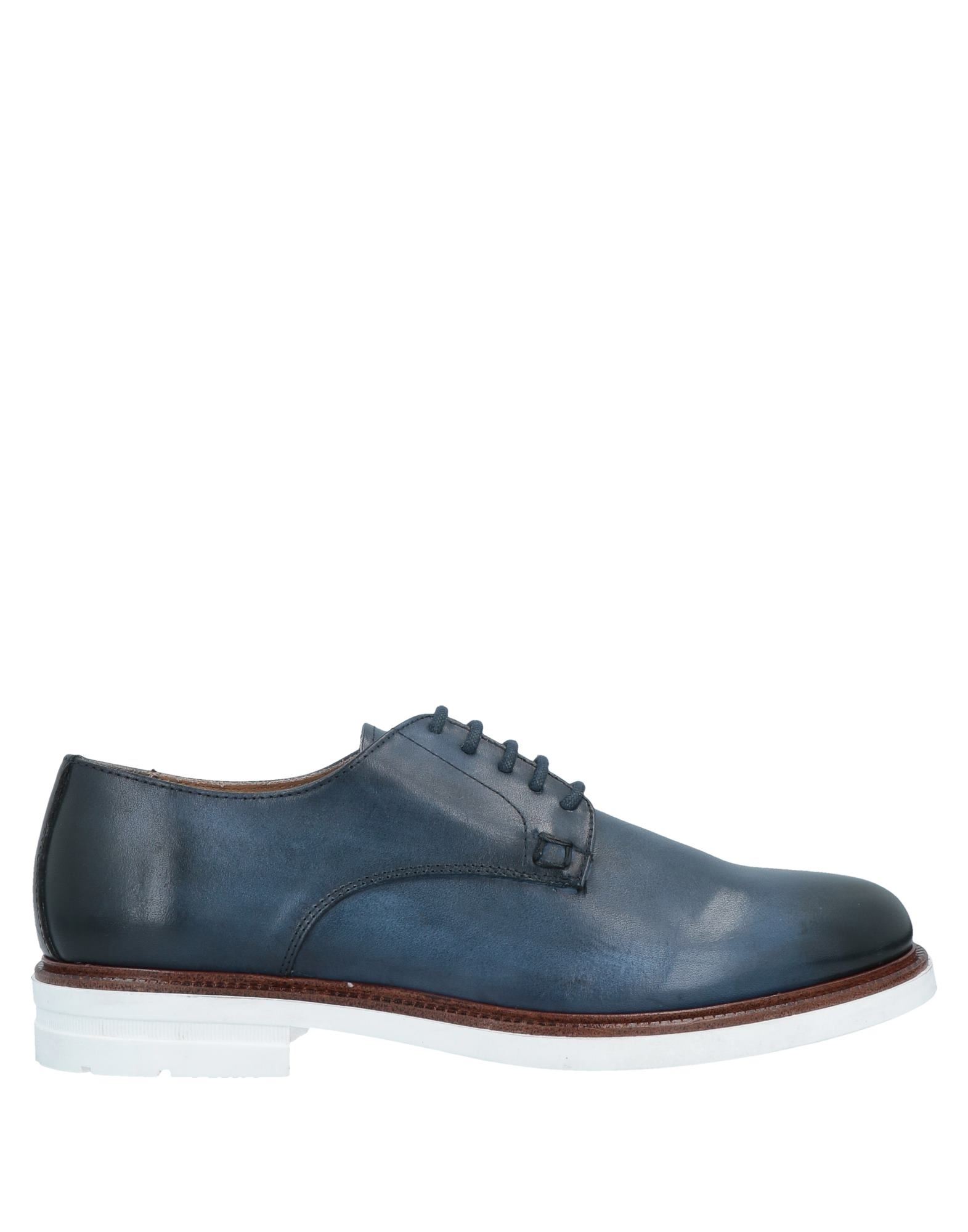 Angelo Pallotta Lace-up Shoes In Dark Blue | ModeSens