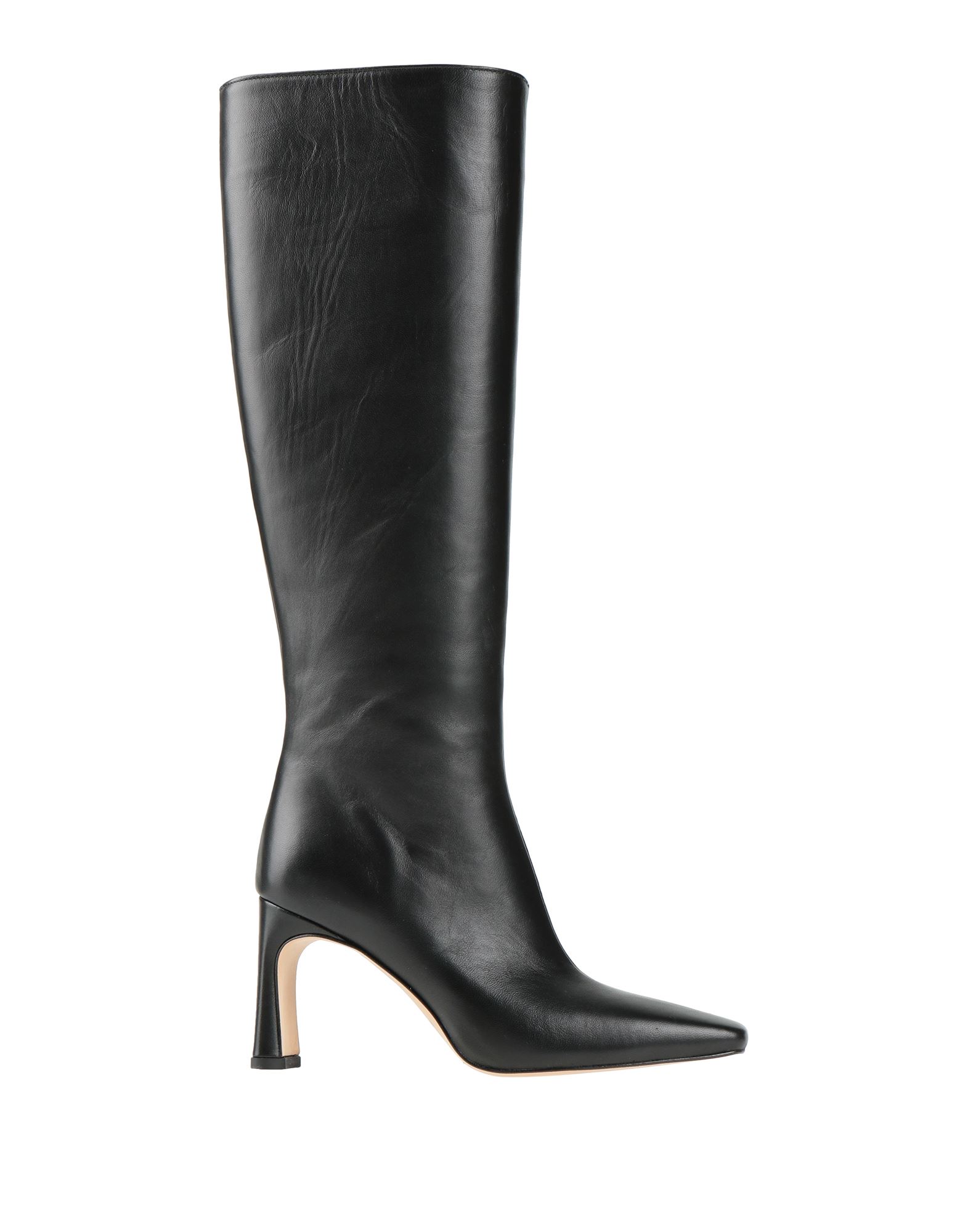 LIU •JO LIU •JO LEONIE HANNE X LIU •JO WOMAN BOOT BLACK SIZE 5 SOFT LEATHER 