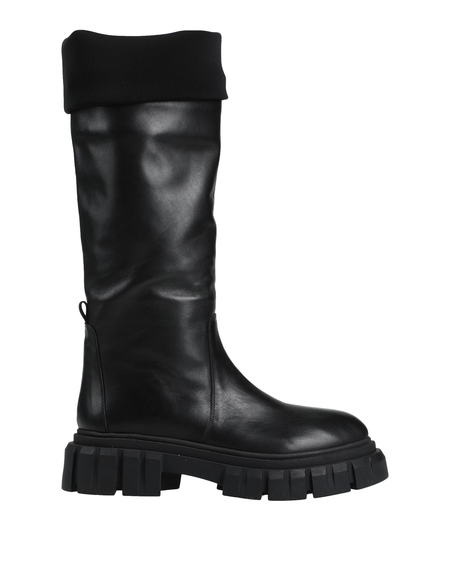 Angelo Bervicato Knee Boots In Black