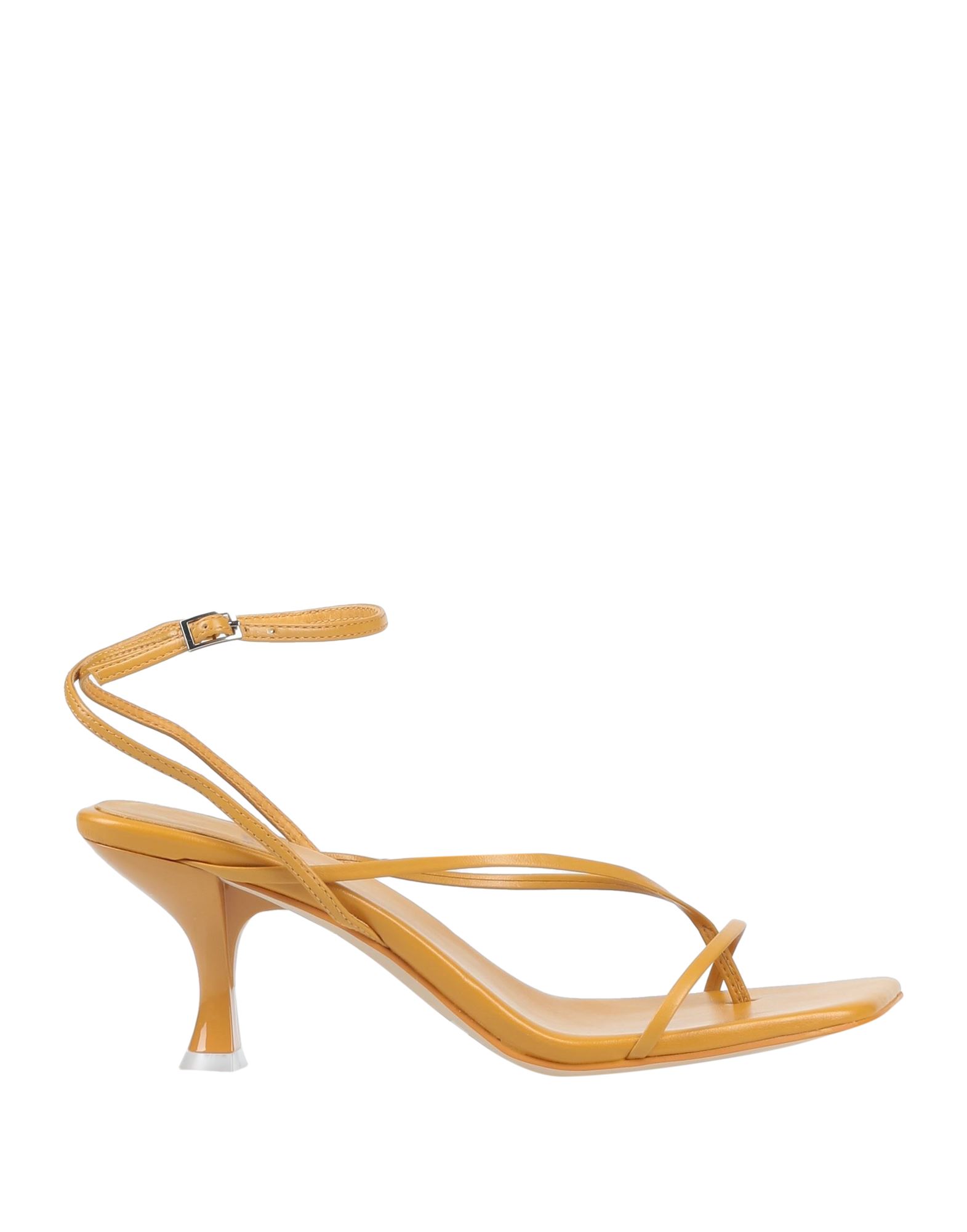 Jeffrey Campbell Toe Strap Sandals In Yellow