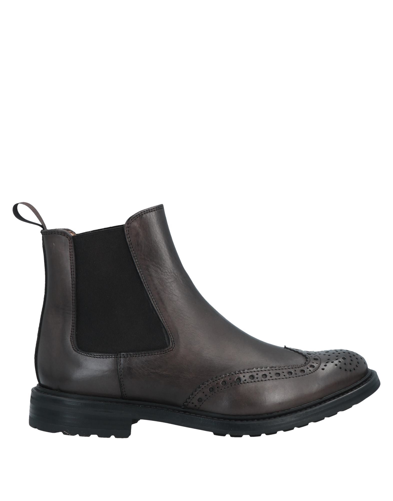 Angelo Pallotta Ankle Boots In Brown