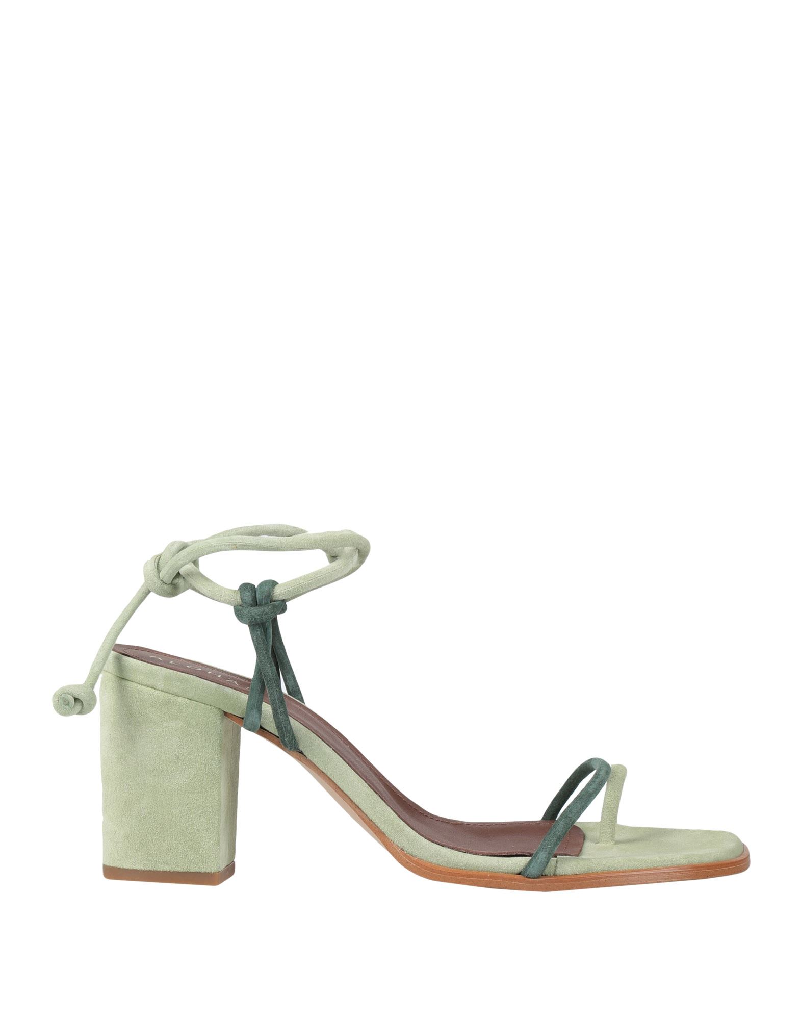 Alohas Toe Strap Sandals In Green