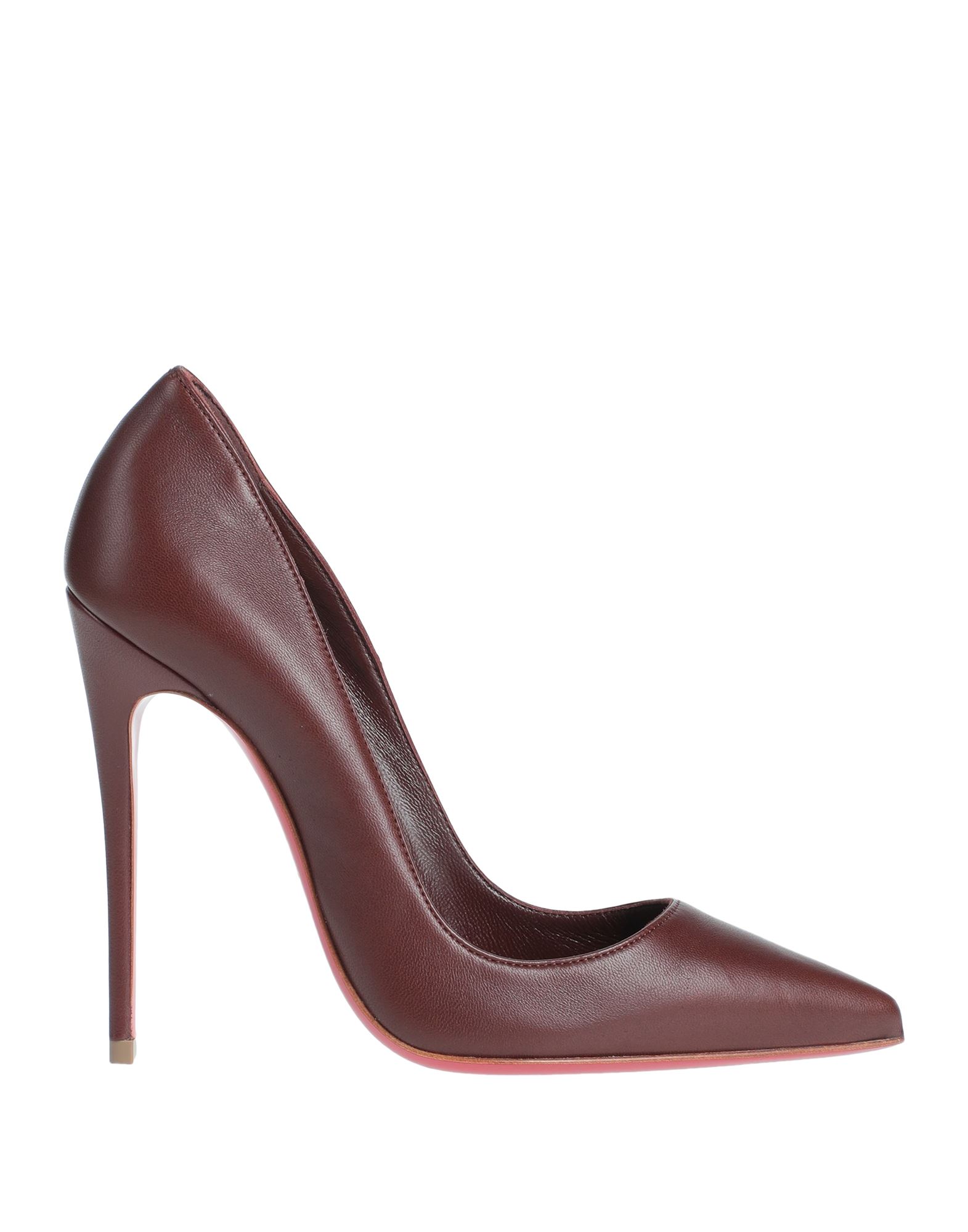 christian louboutin brown pumps