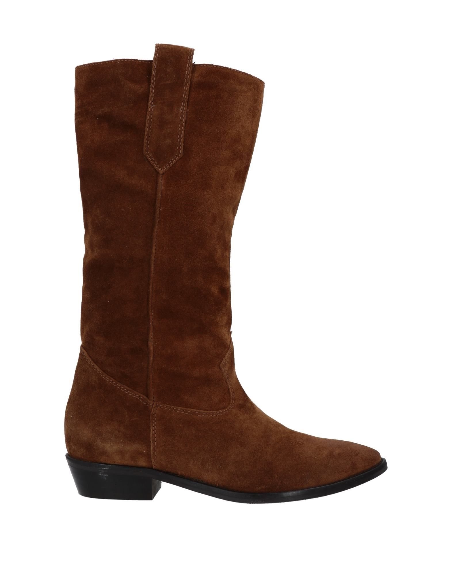 Oroscuro Knee Boots In Brown
