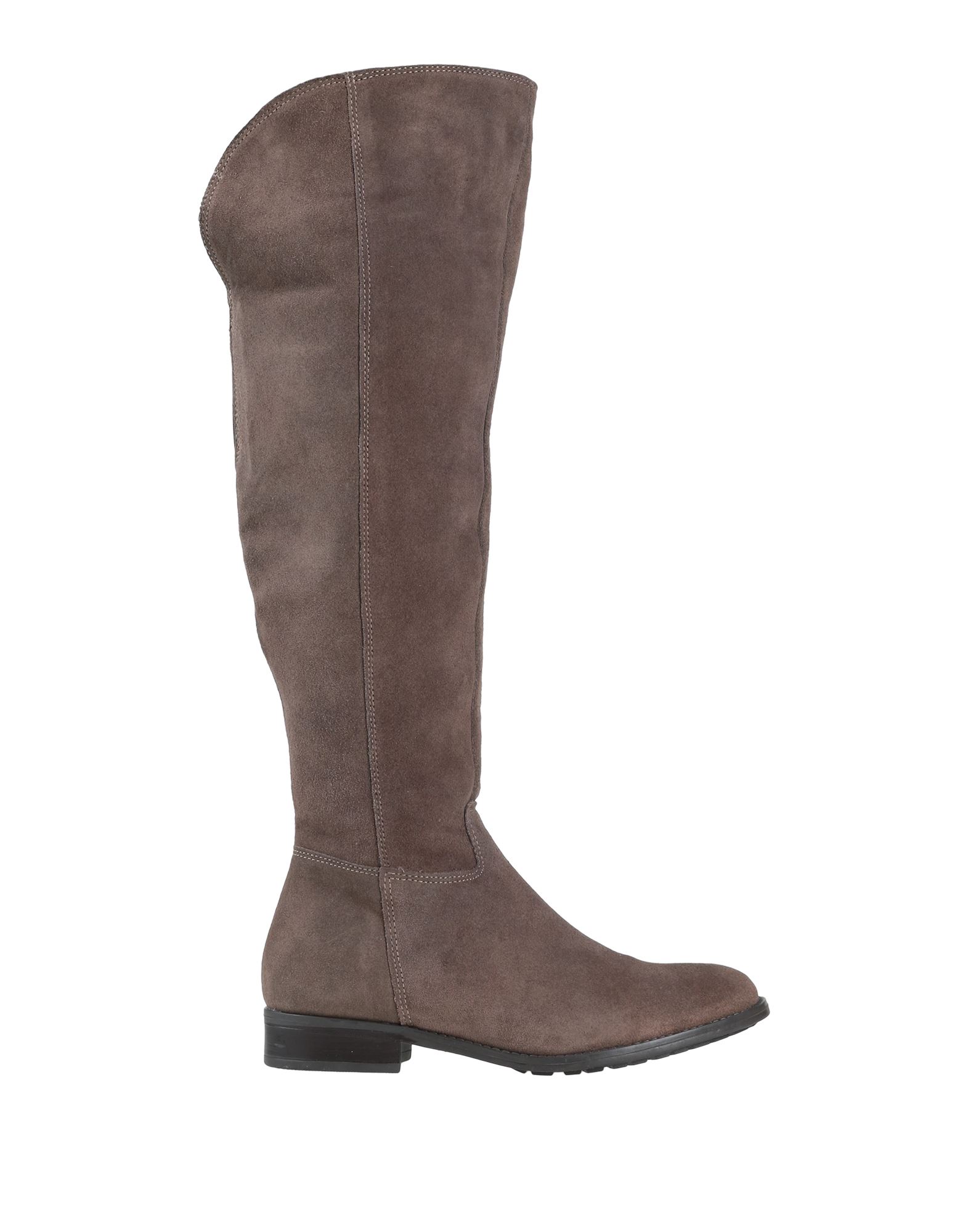 Oroscuro Knee Boots In Dove Grey