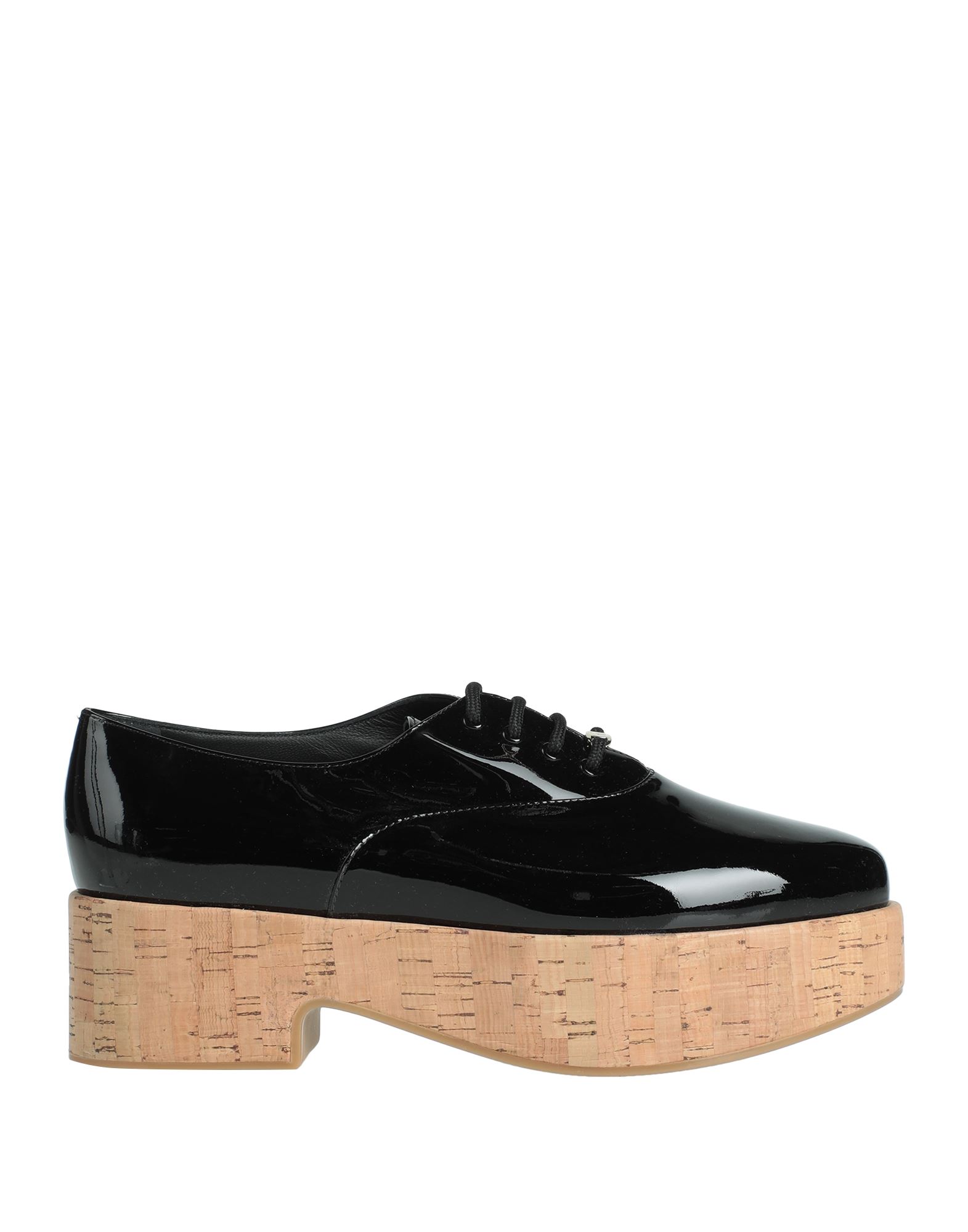 Ferragamo Viviane Platform Patent Leather Oxfords In Black