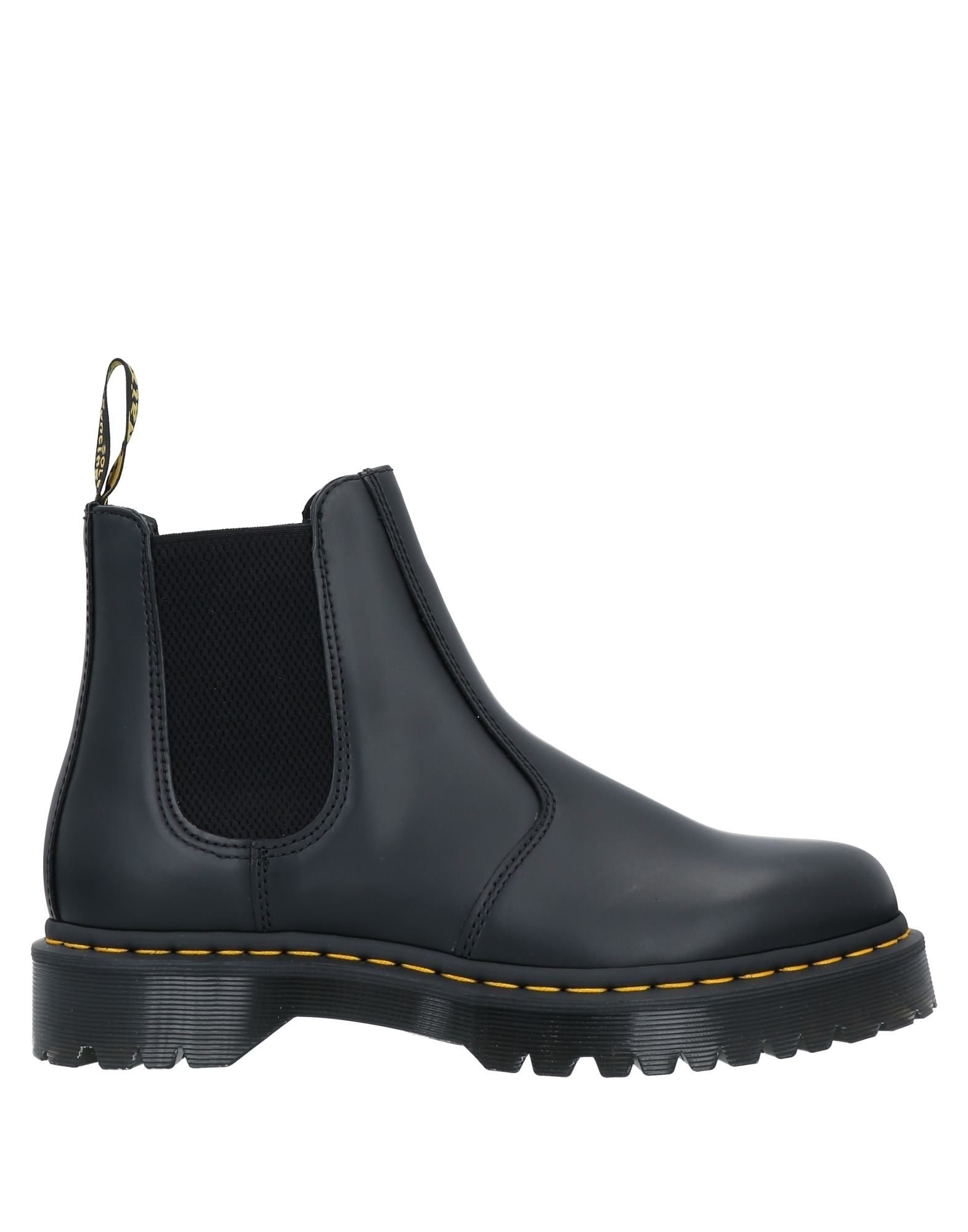 Dr. Martens' Dr. Martens Woman Ankle Boots Black Size 9 Textile Fibers In Black