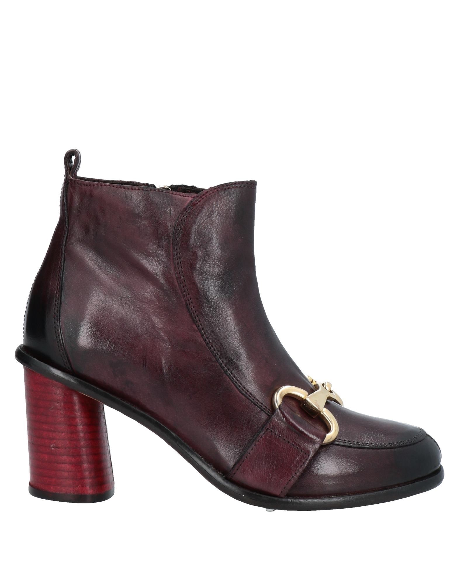 Jp/david Ankle Boots In Maroon