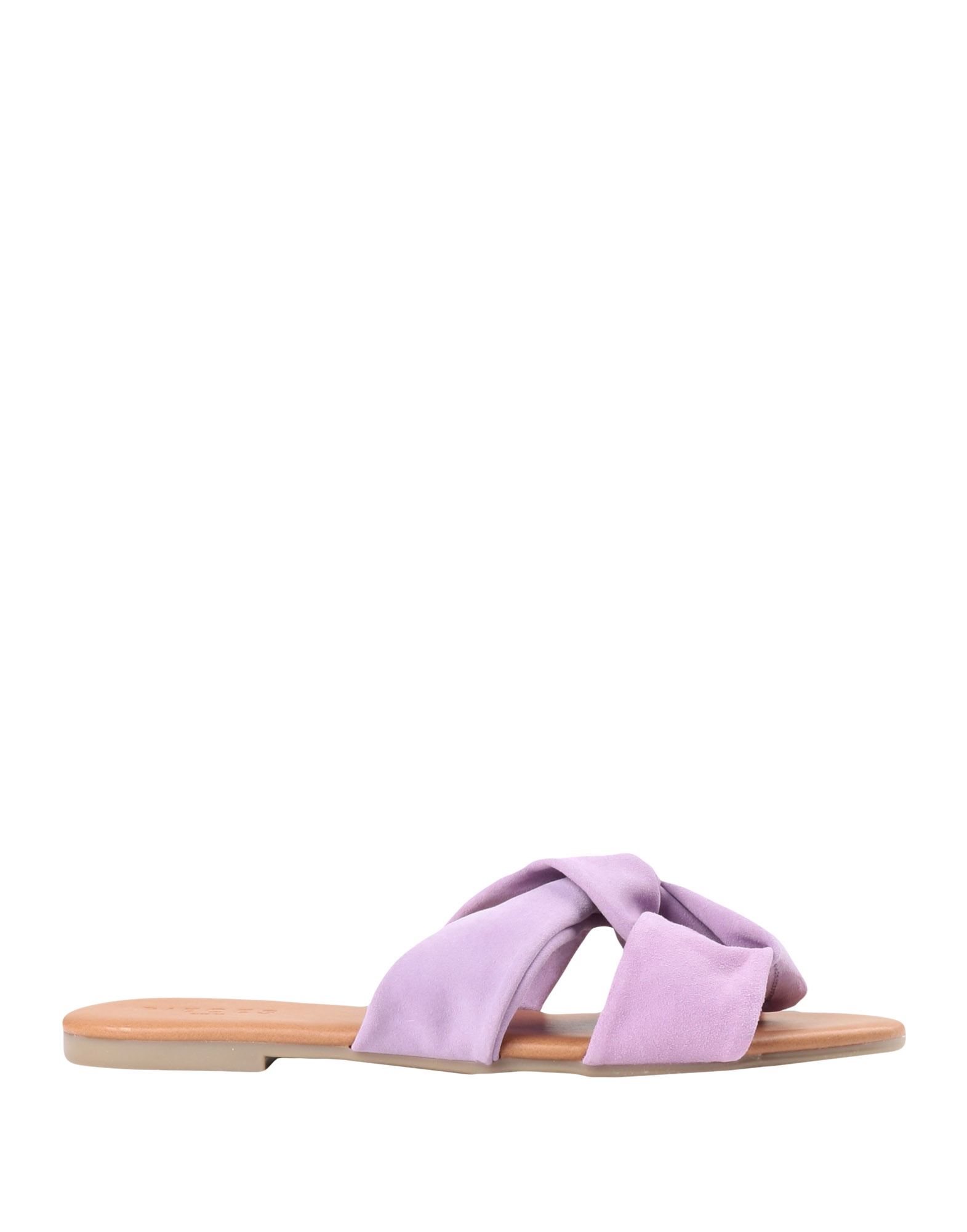 Pieces Sandals In Purple