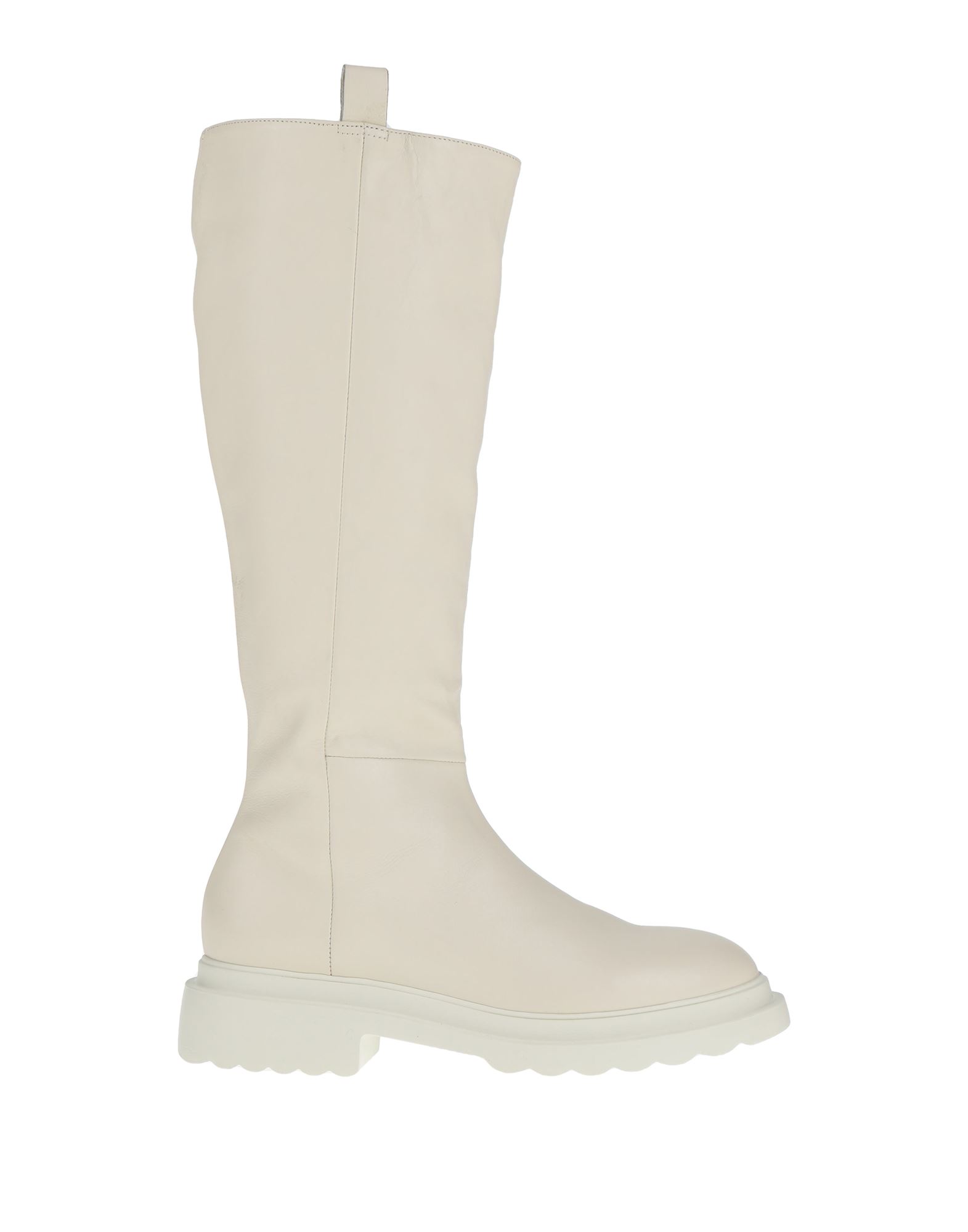 Pomme D'or Knee Boots In White