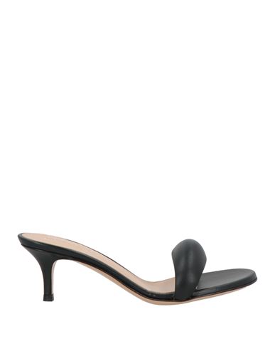 Gianvito Rossi Woman Sandals Black Size 5 Soft Leather In Black