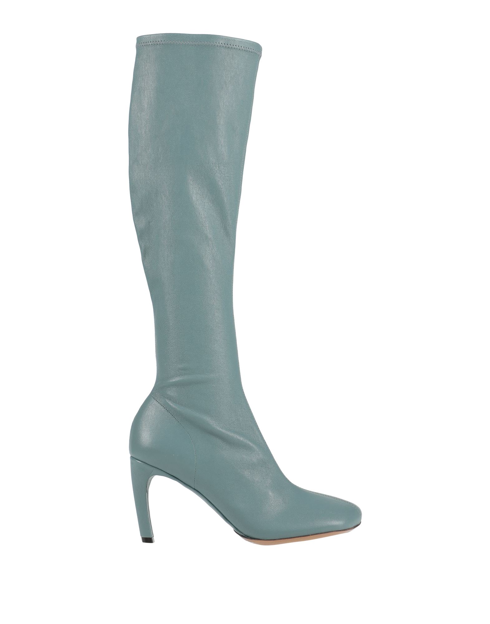 Dries Van Noten Knee Boots In Sage Green