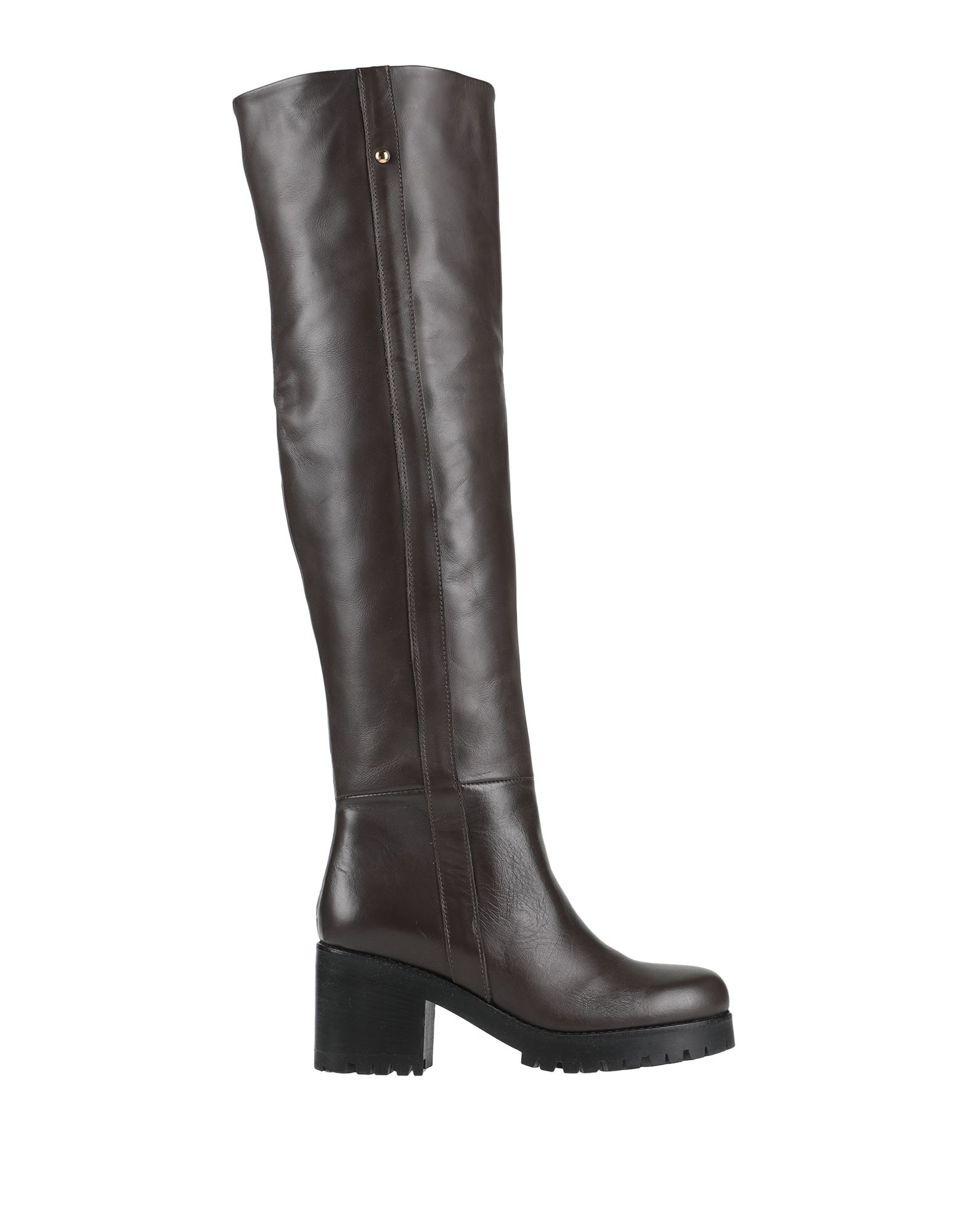 Ottod'ame Knee Boots In Dark Brown