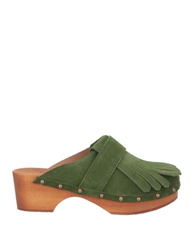 Mules & Zuecos Mujer Verde militar 36,37,38 Mujer
