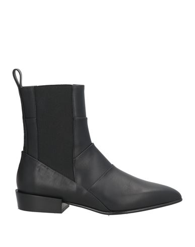 3.1 Phillip Lim Woman Ankle Boots Black Size 6 Soft Leather In Black