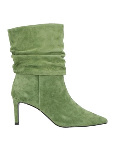Bibi Lou Woman Ankle Boots Sage Green Size 11 Soft Leather