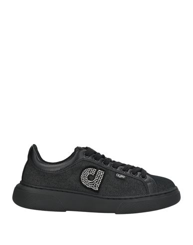 Agile By Rucoline Woman Sneakers Black Size 6 Textile Fibers In Black